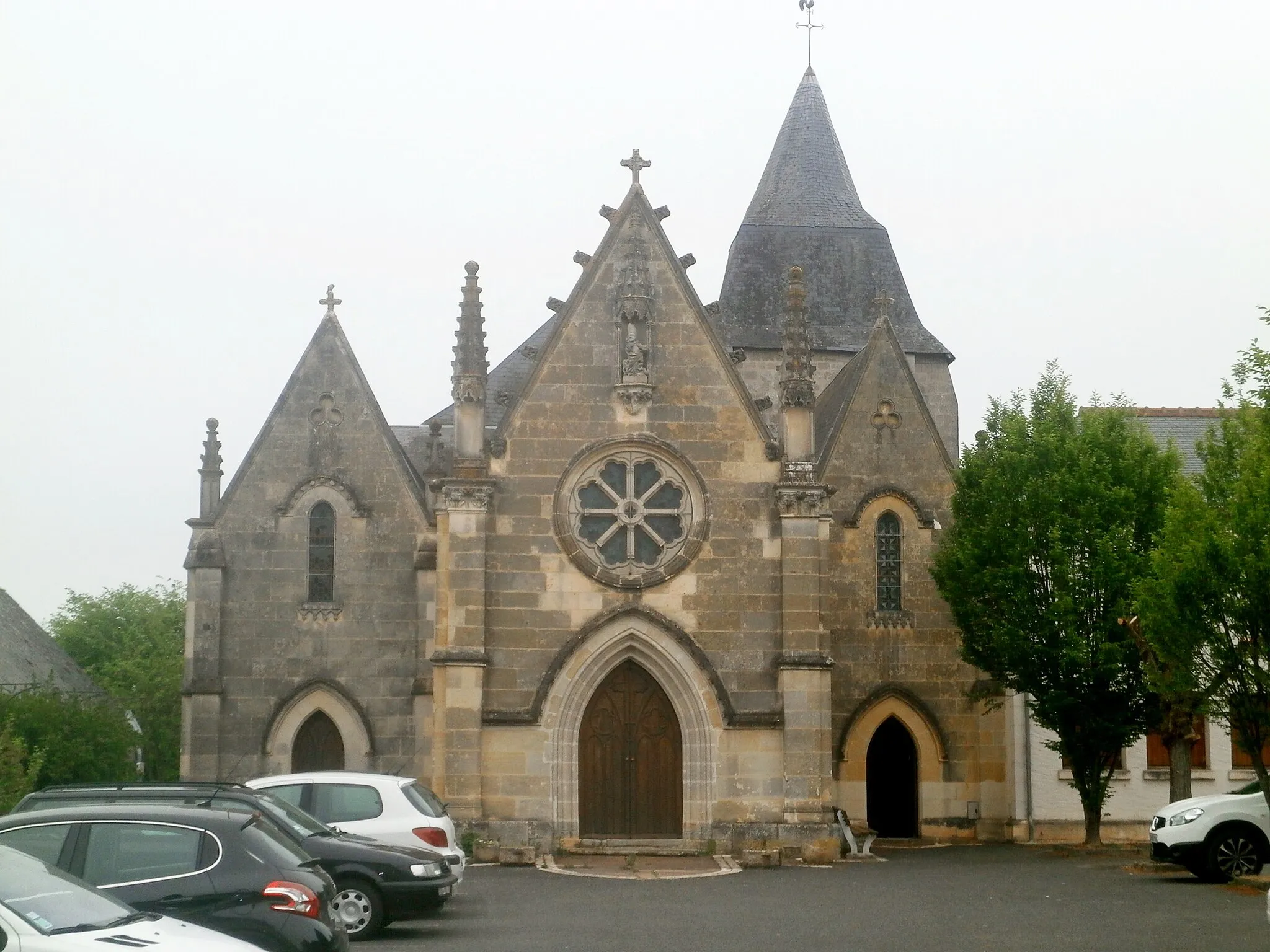 Photo showing: L'église de Vallères
