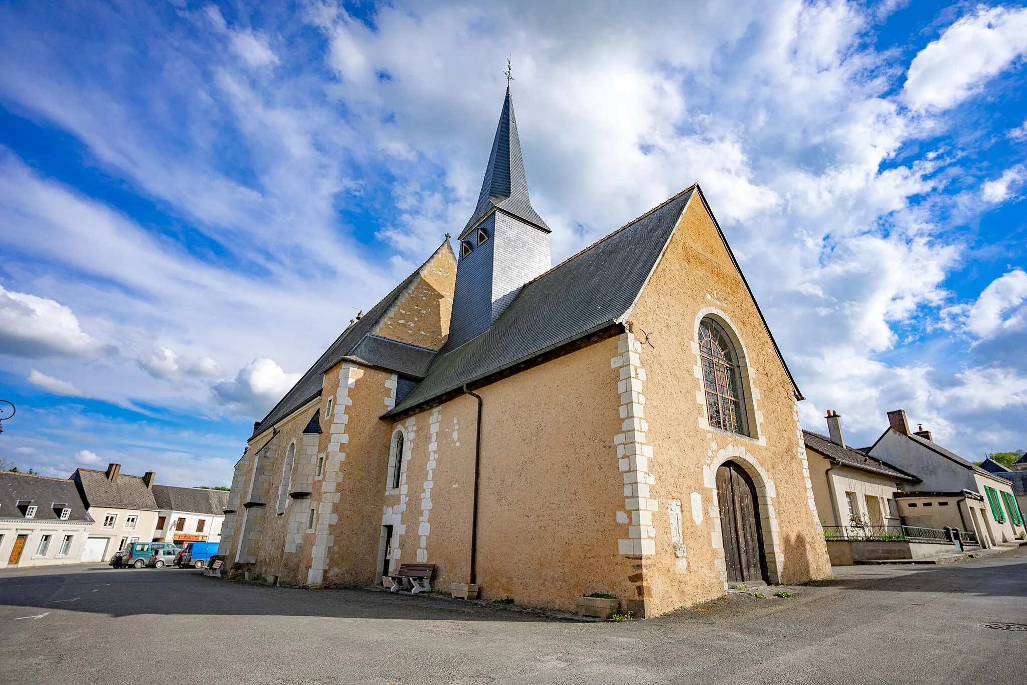 Photo showing: L'église Saint-Martin dans le centre de Vancé