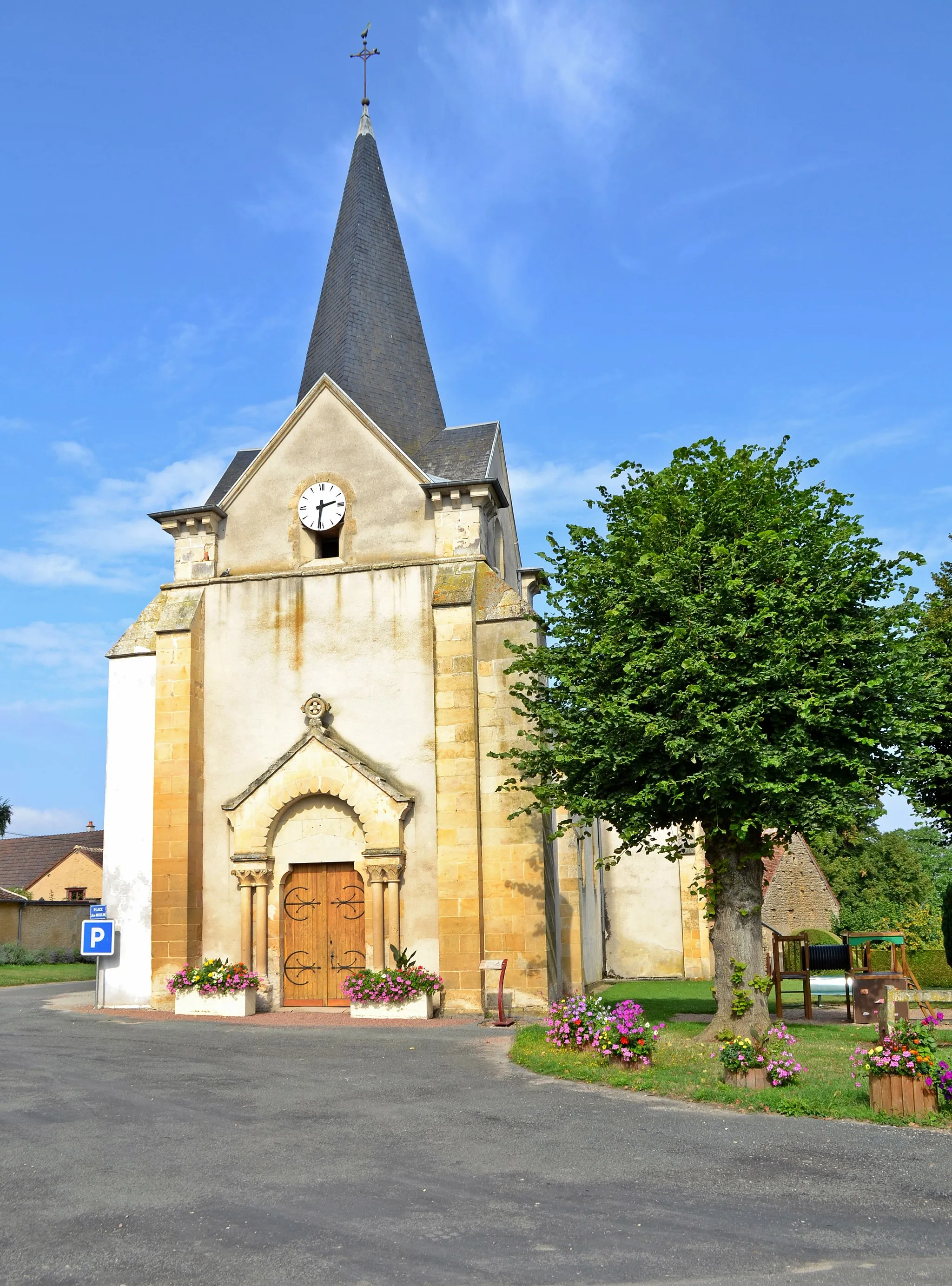 Photo showing: Eglise d'Ignol, département du Cher