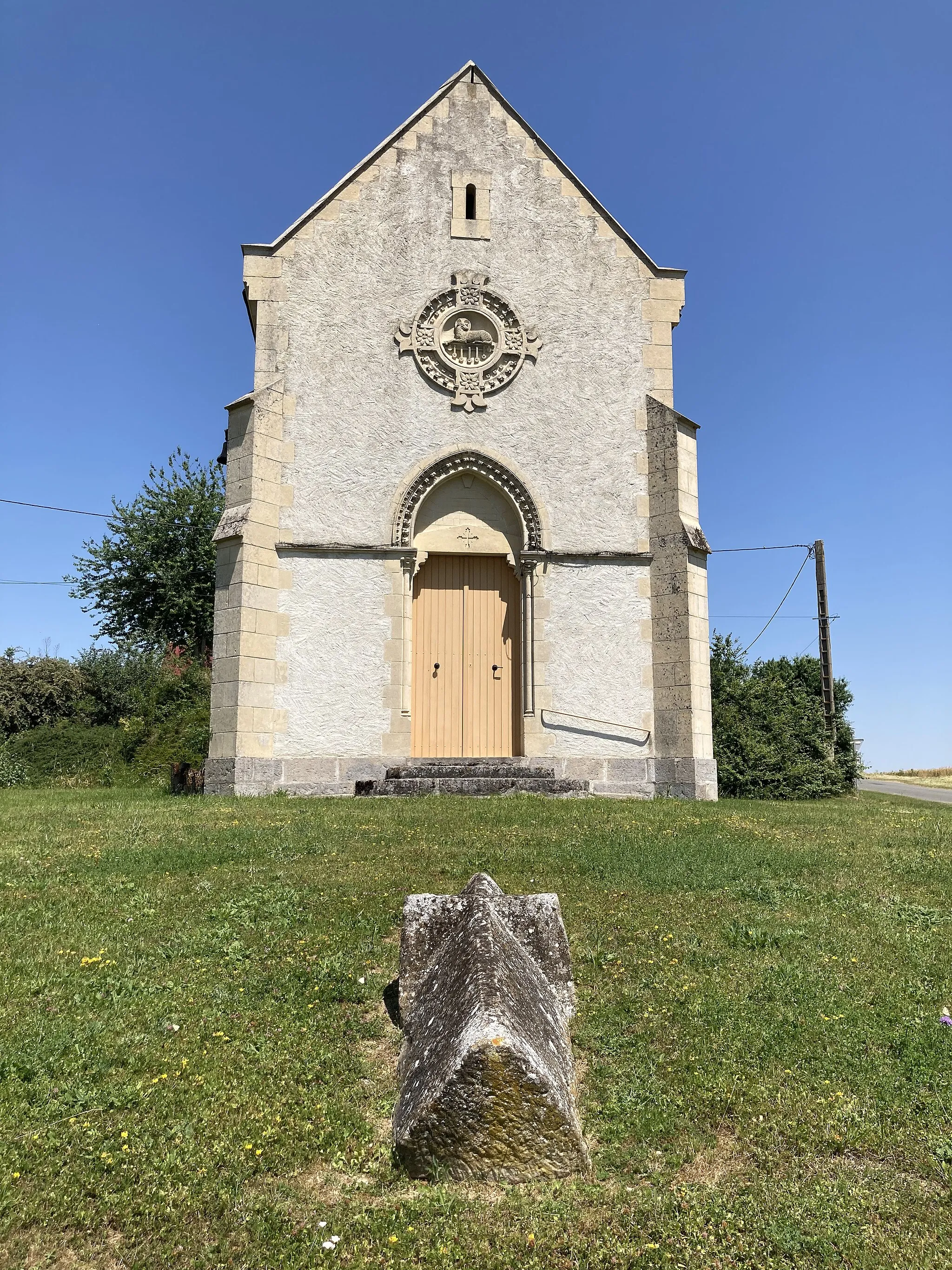 Photo showing: Façade chapelle saint Claire