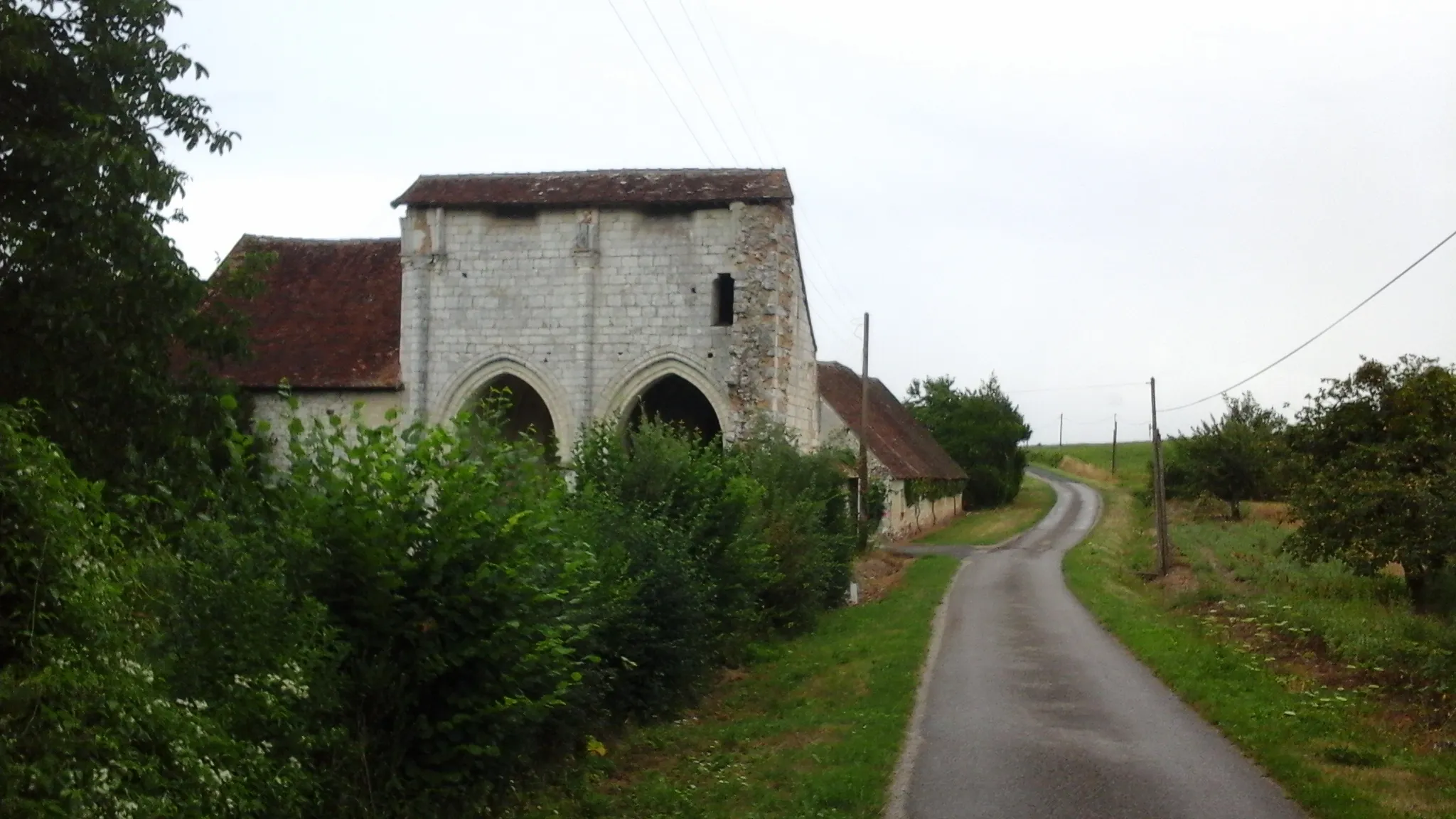 Photo showing: L'Abbaye Notre-Dame du Landais vue depuis la route, fondée en 1115
