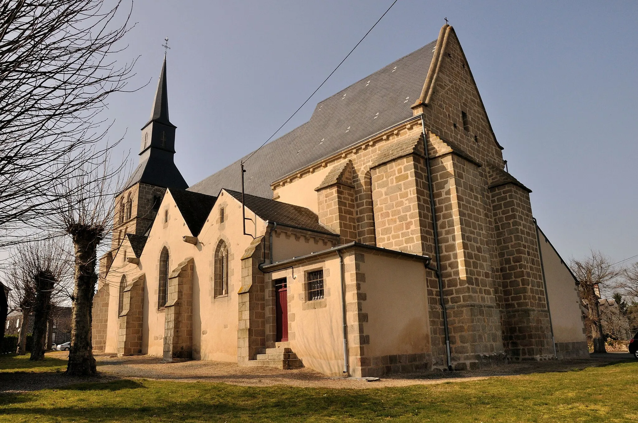 Photo showing: Crevant (Indre) - Eglise Saint-Aubin