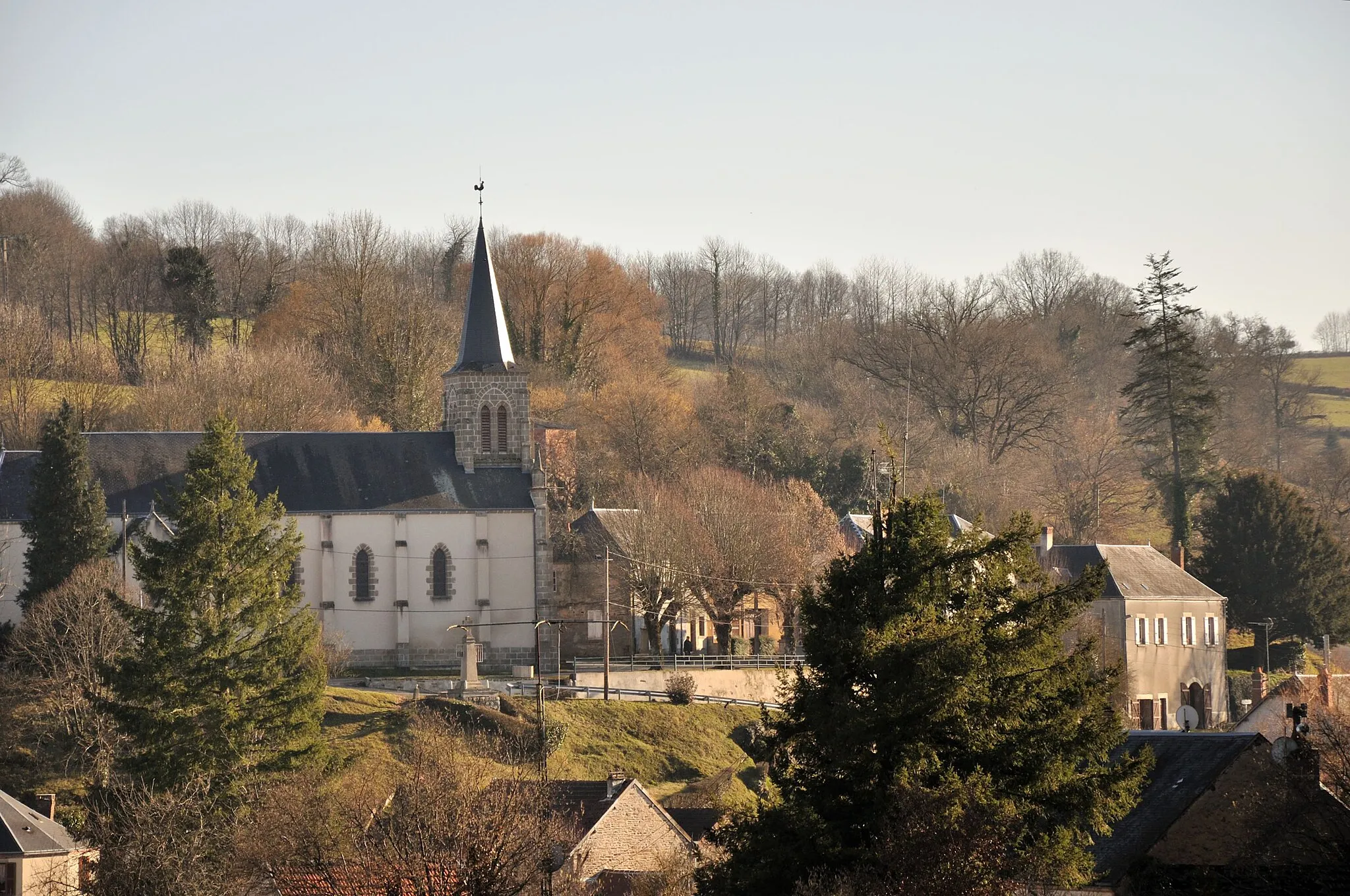 Photo showing: Crozon-sur-Vauvre (Indre) - Le Bourg