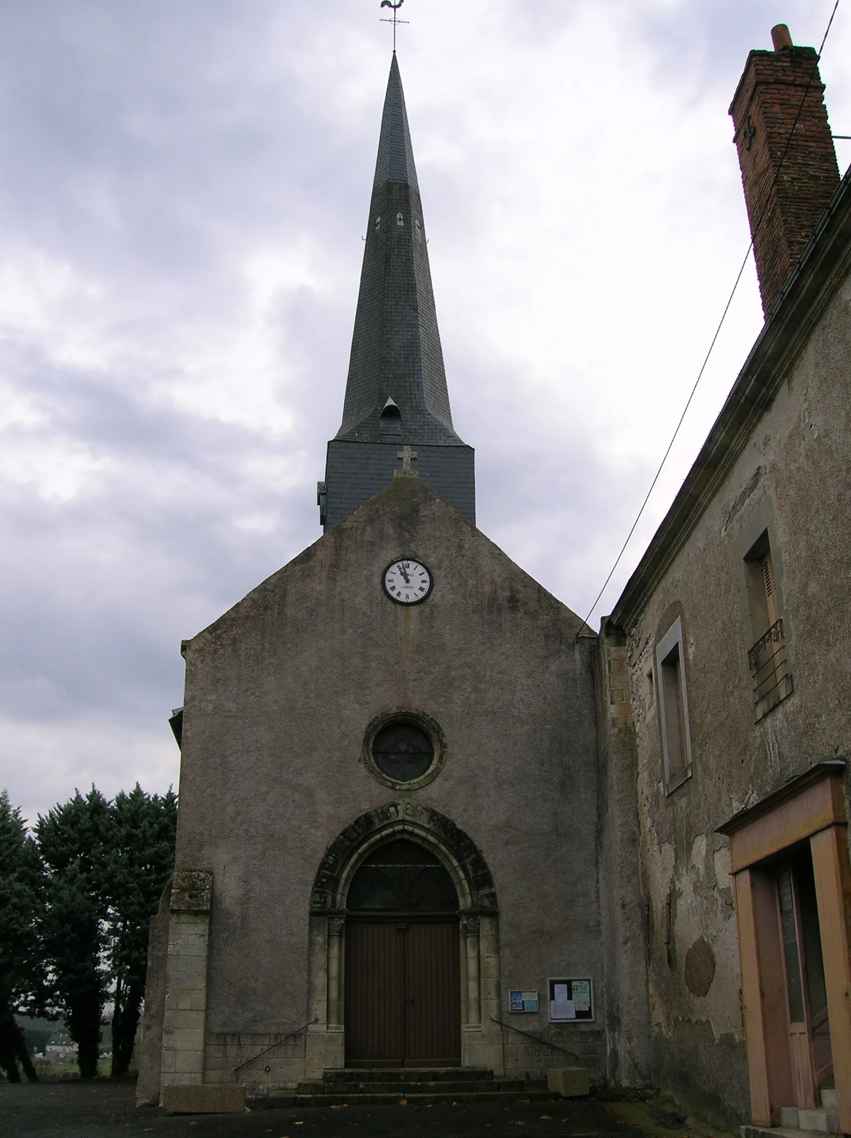 Photo showing: Church of Pernay (37230) Église de Pernay (37230)