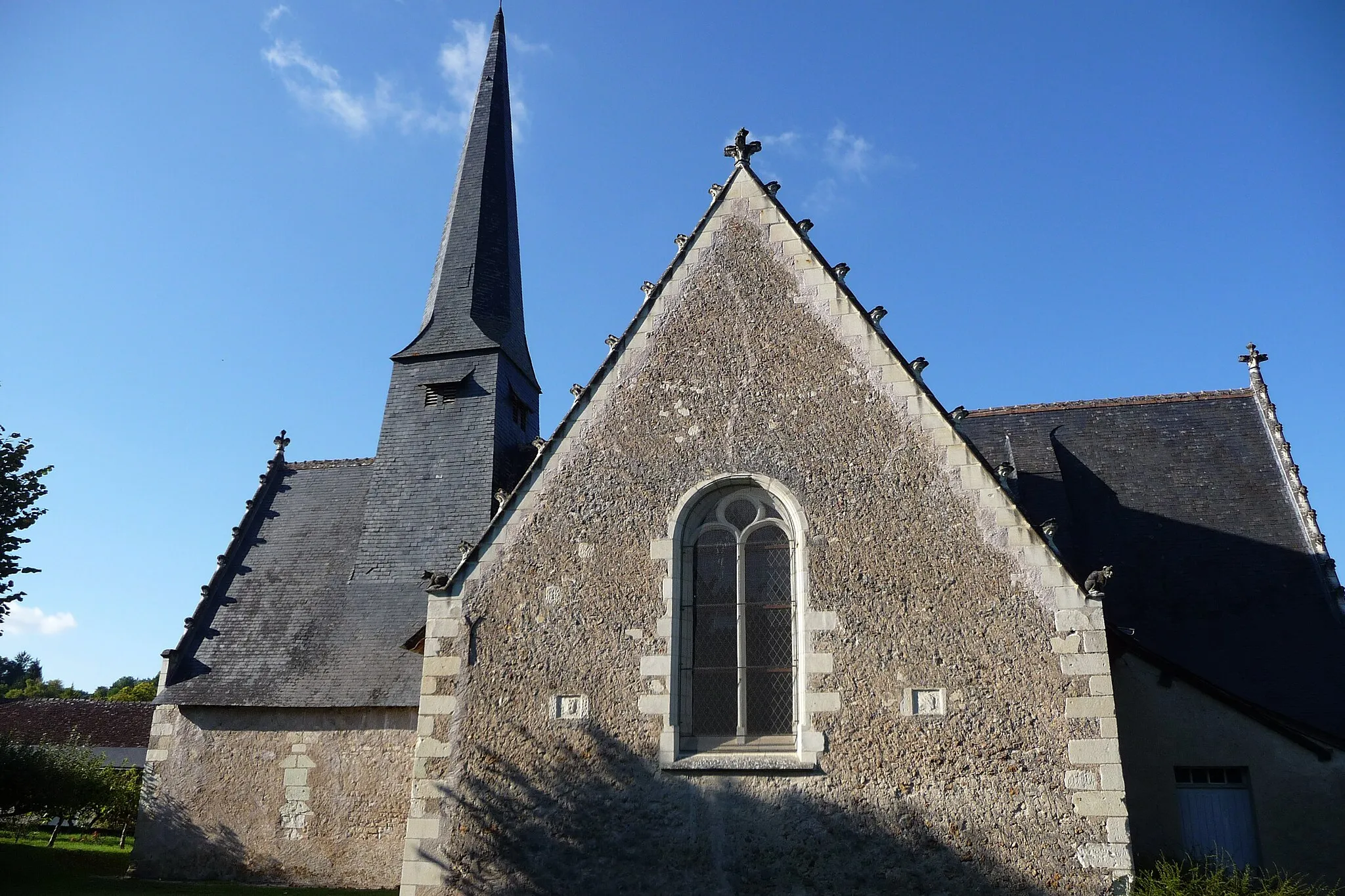 Photo showing: Eglise du vieux bourg de saint etienne de chigny