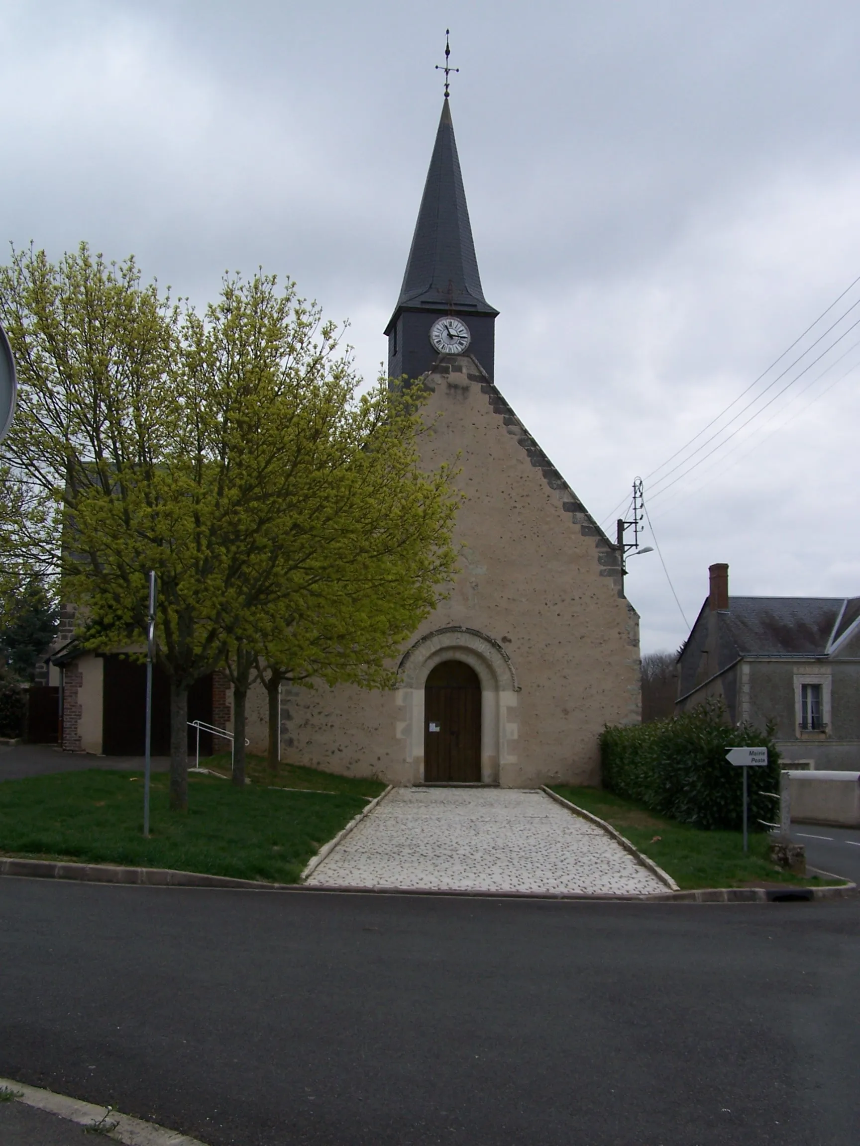 Photo showing: Eglise de Monthodon (Indre-et-Loire, France)