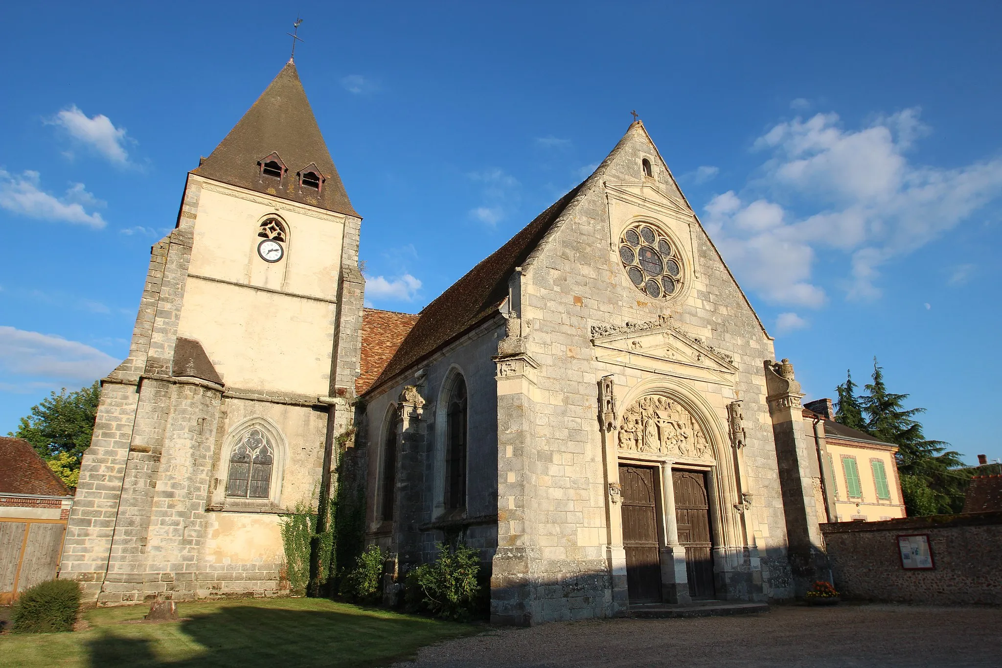 Photo showing: Saint-Maurice church of Villemeux-sur-Eure, France.