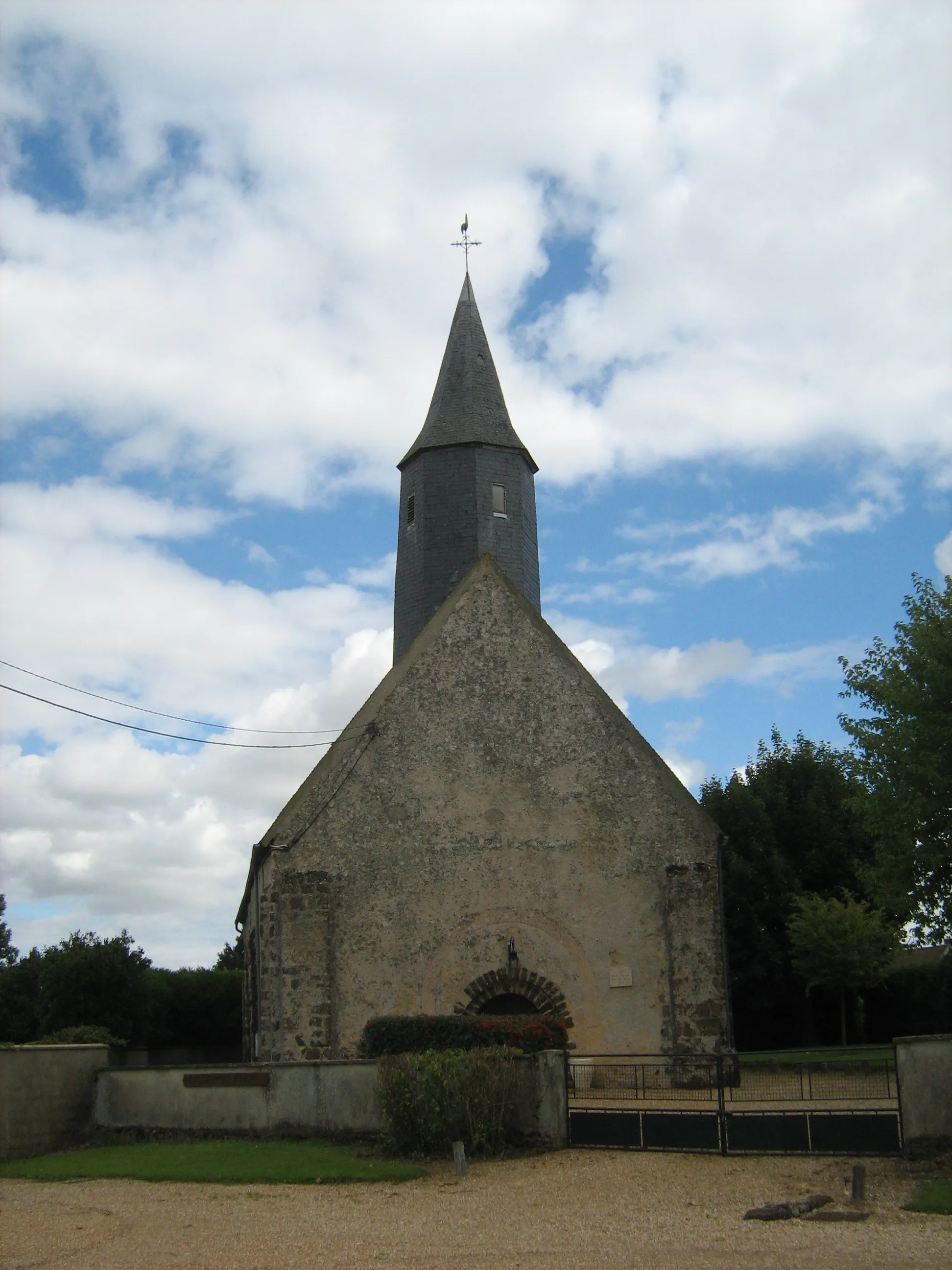 Photo showing: Ancienne église de Saint-Jean des Murgers, aujourd'hui salle des fêtes.