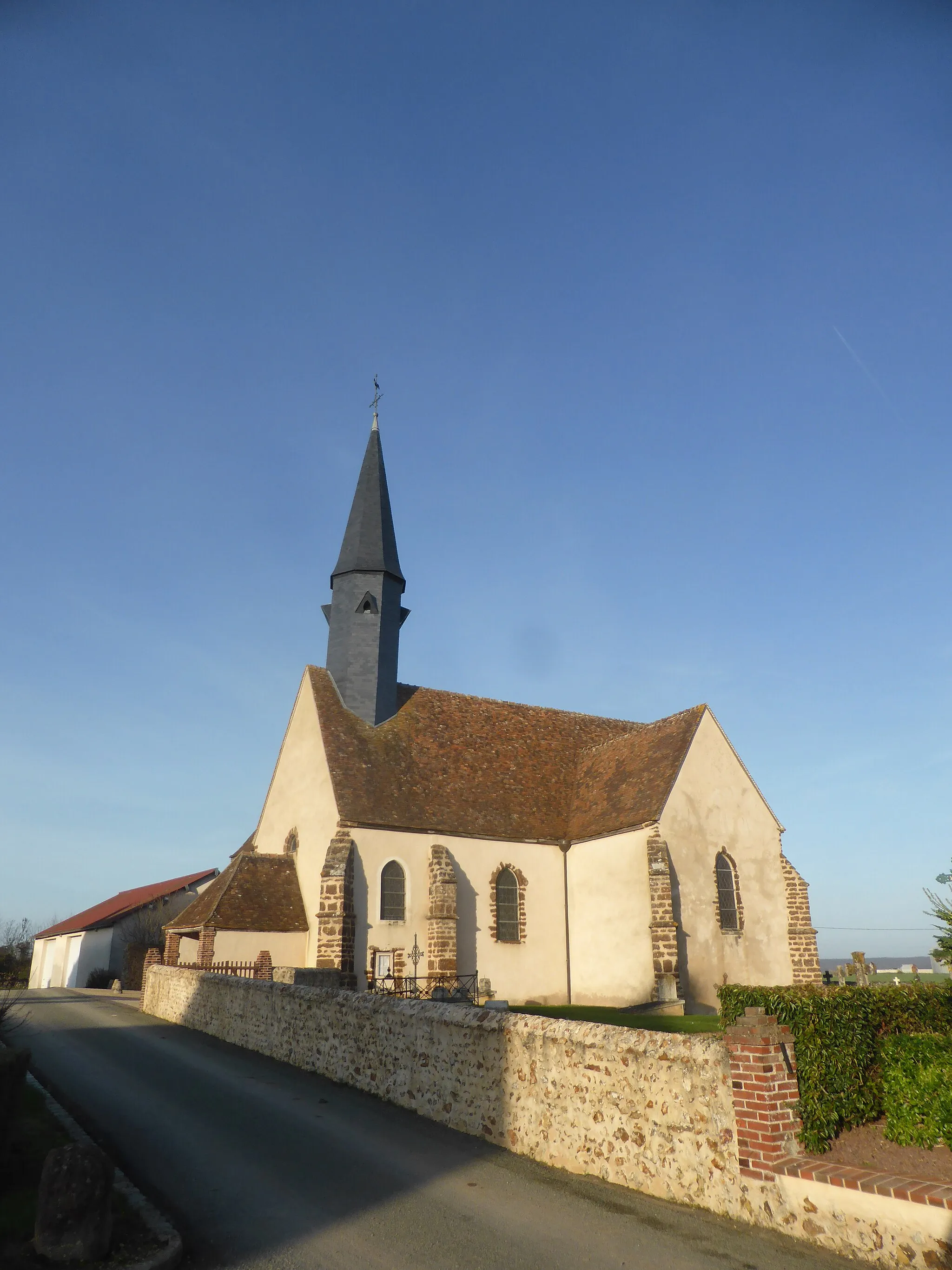 Photo showing: Église Saint-Léonard de Meaucé, en Eure-et-Loir.