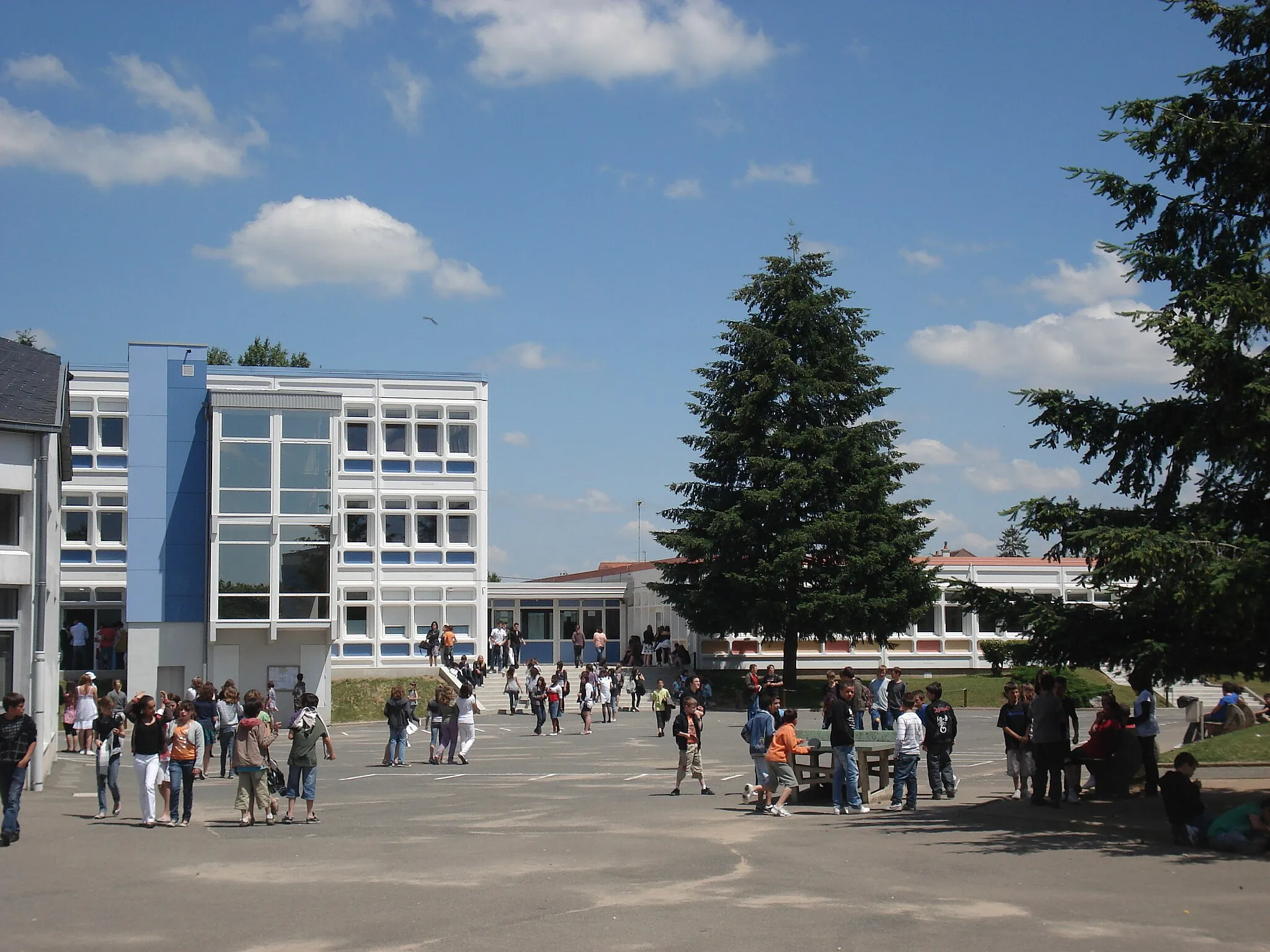 Photo showing: Cour du collège Blois-Vienne (juin 2009)