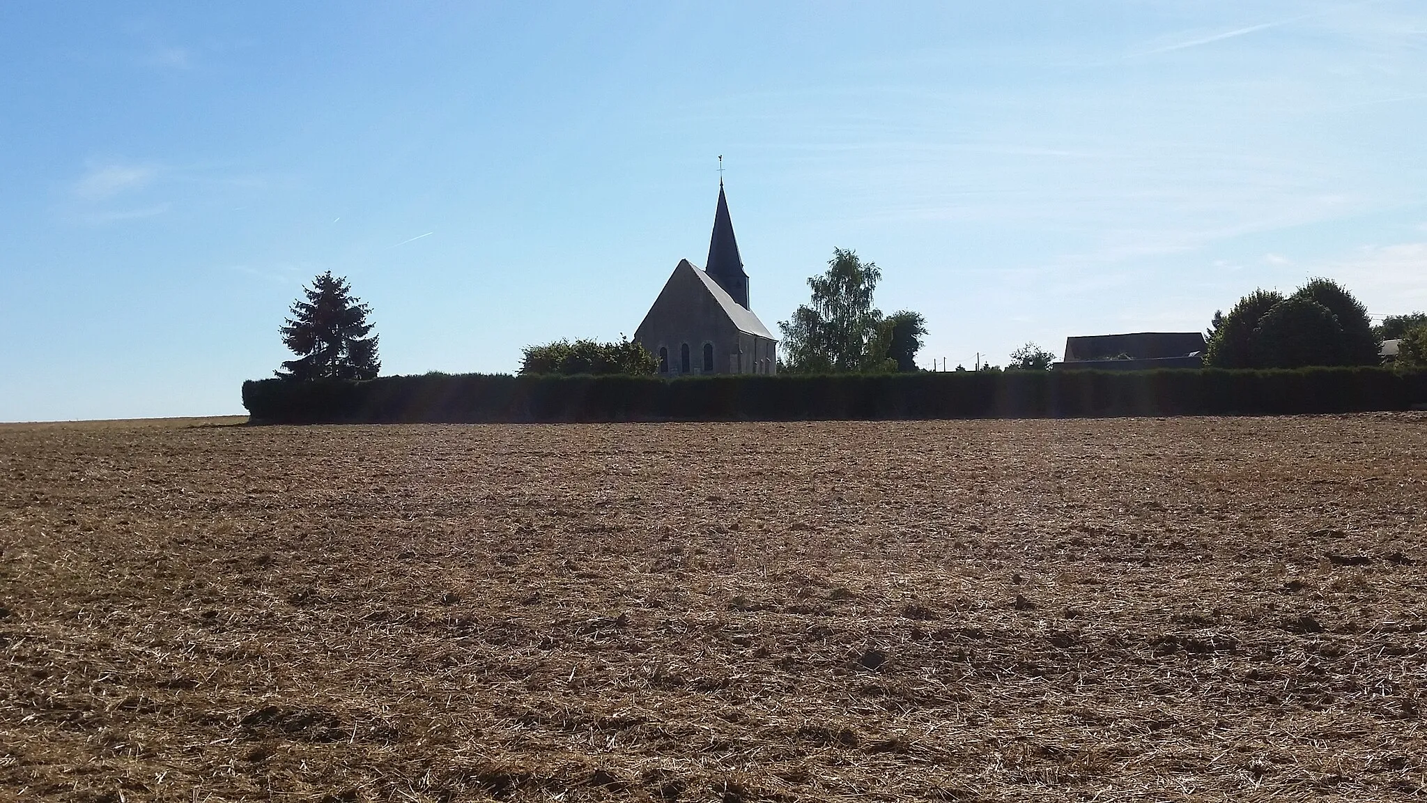 Photo showing: The church of Conie-Molitard, Eure-et-Loir, France.