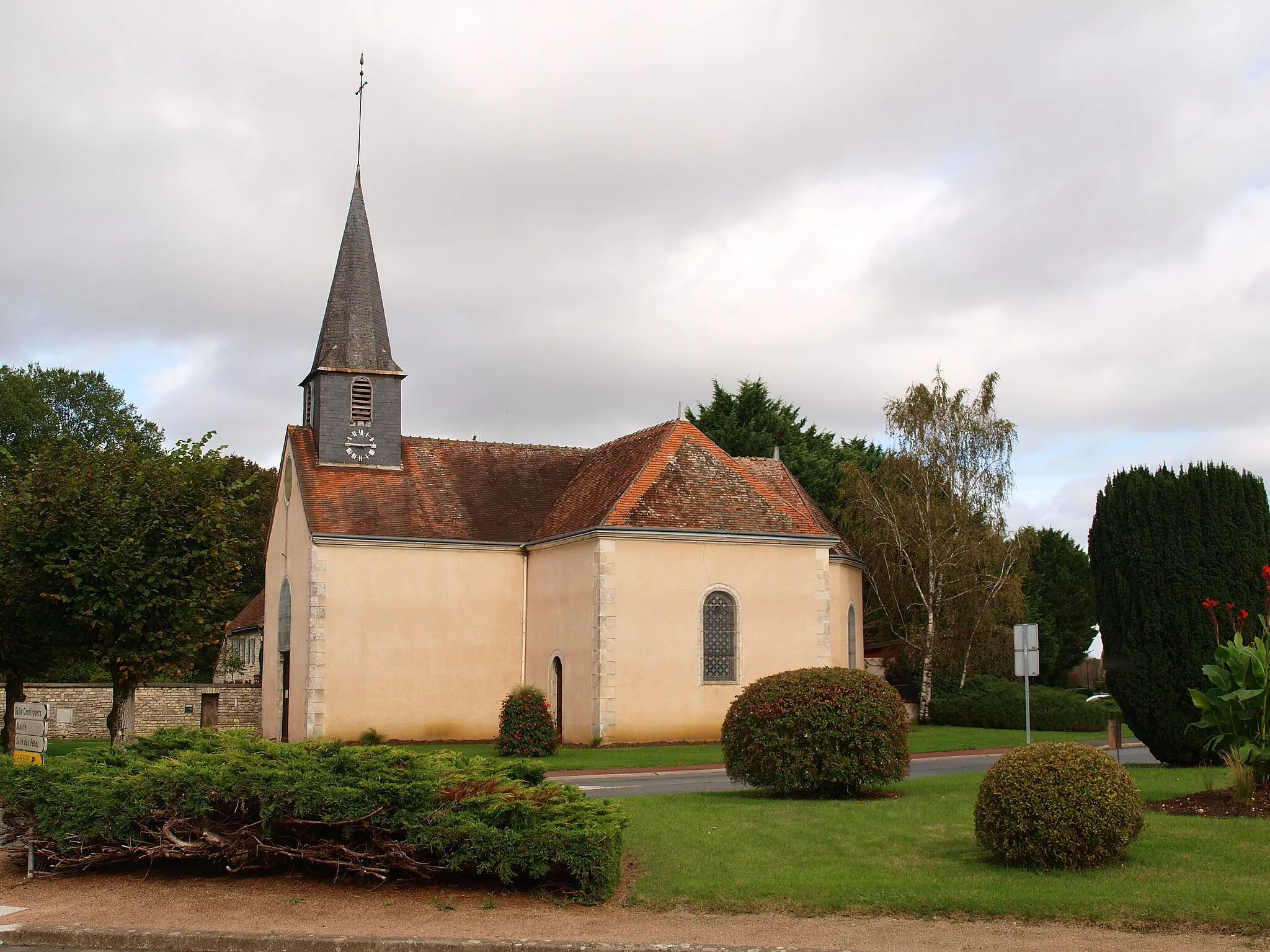 Photo showing: Étrechet (Indre, France) ; église