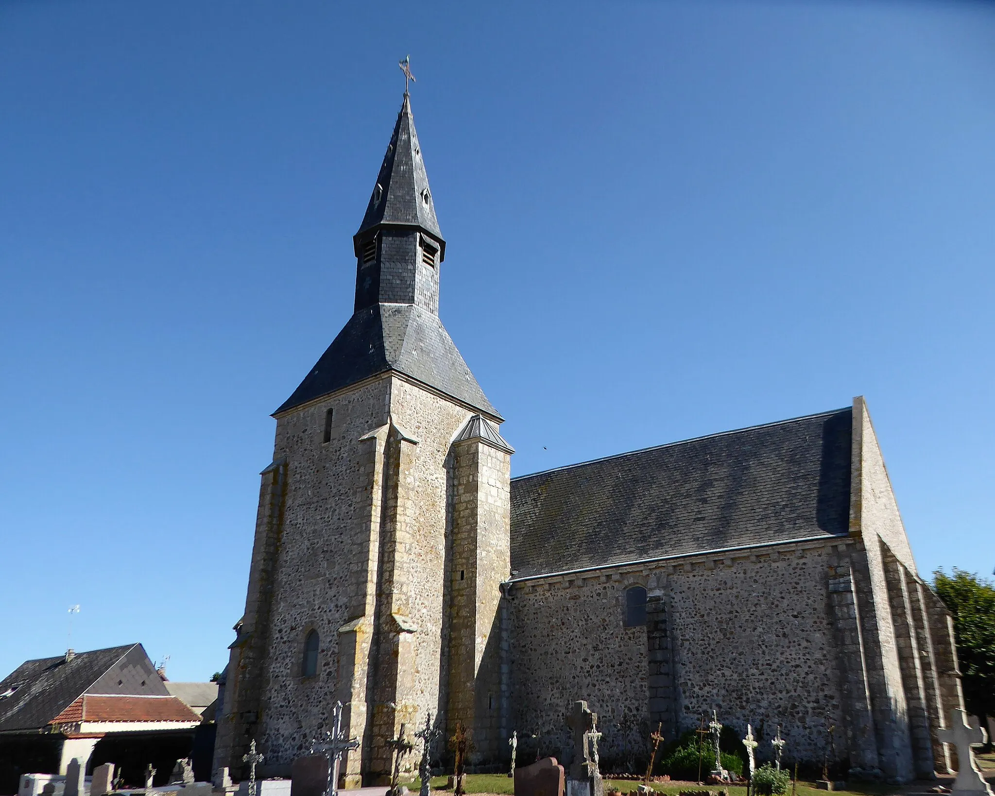 Photo showing: église Saint-Sulpice, Boncé, Eure-et-Loir, France.