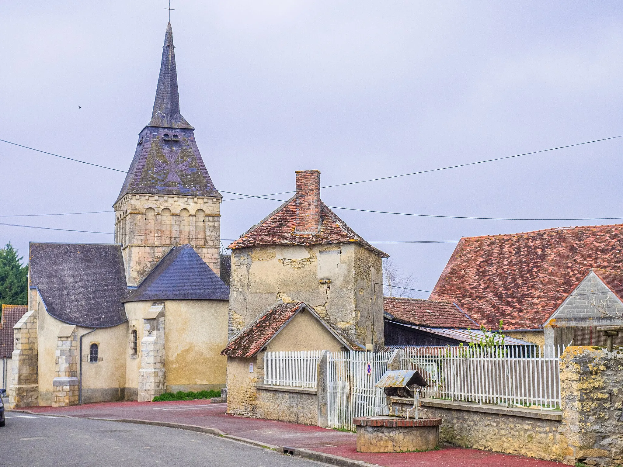 Photo showing: Berry, Centre-Val de Loire, Cher,  Frankreich, Romanik, Saint-Martin, Vereaux