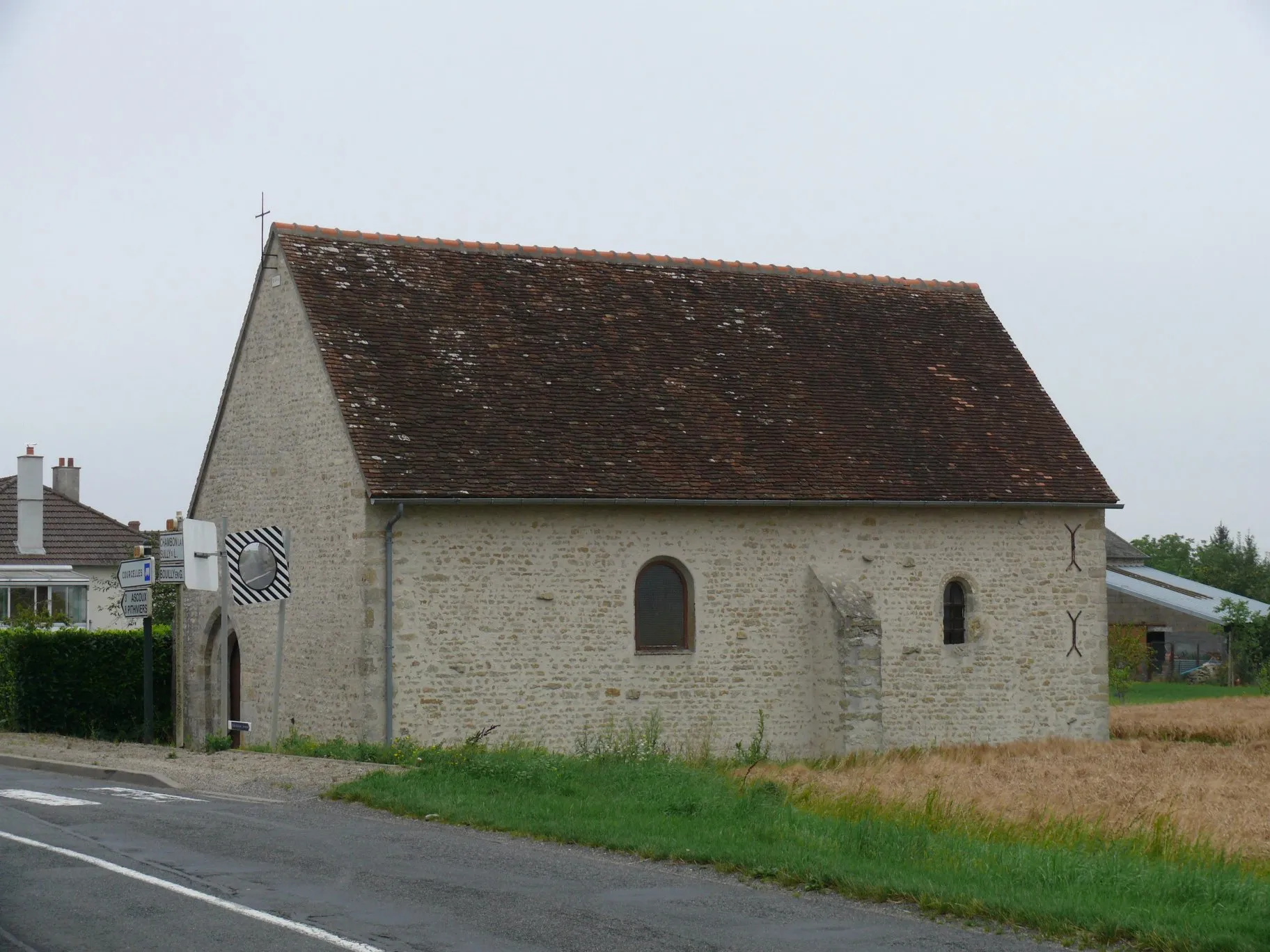 Photo showing: Sainte-Anne's chapel of Verrines in Bouilly-en-Gâtinais (Loiret, Centre-Val de Loire, France).