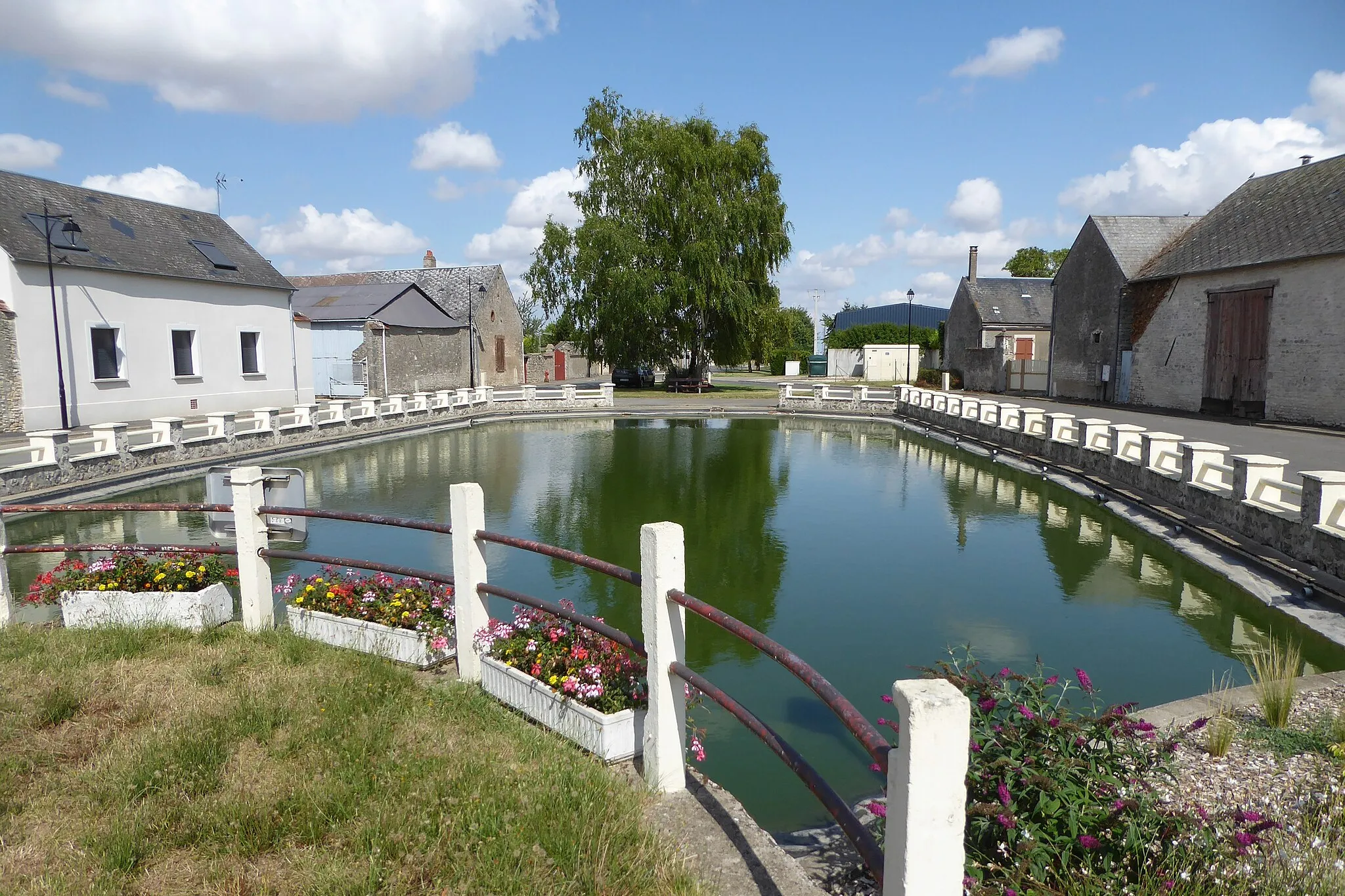 Photo showing: la mare d'Armonville-le-Sablon, Barmainville, Eure-et-Loir, France.