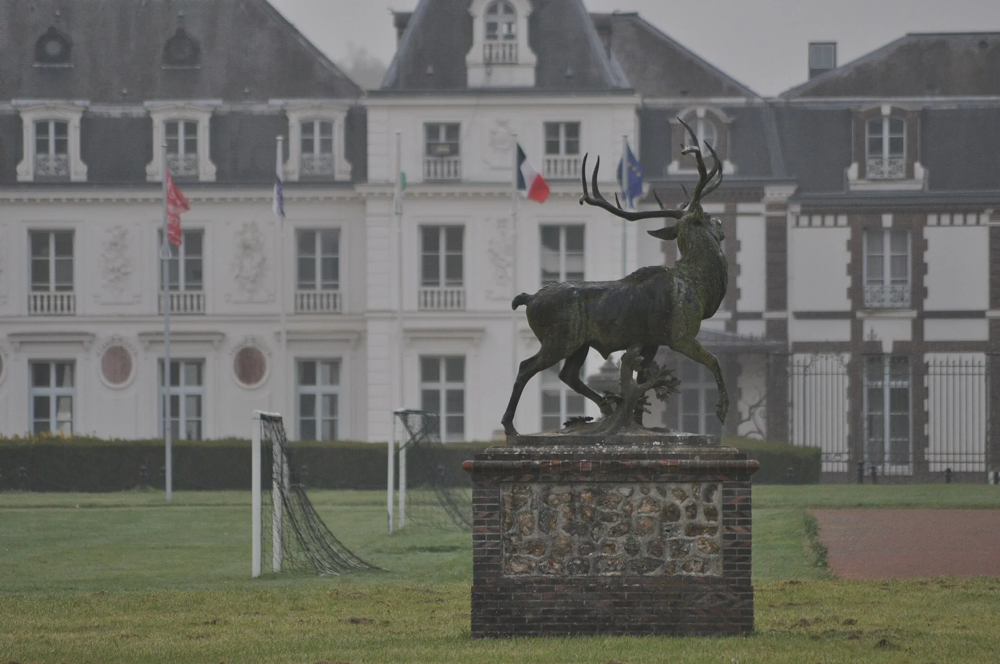 Photo showing: Sature du Cerf d'Amérique en face du Château des Vaux