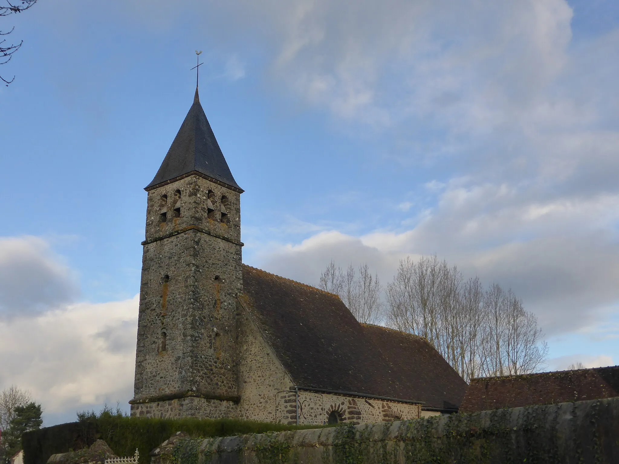 Photo showing: Église Saint-Laumer du Pas-Saint-l'Homer, dans l'Orne