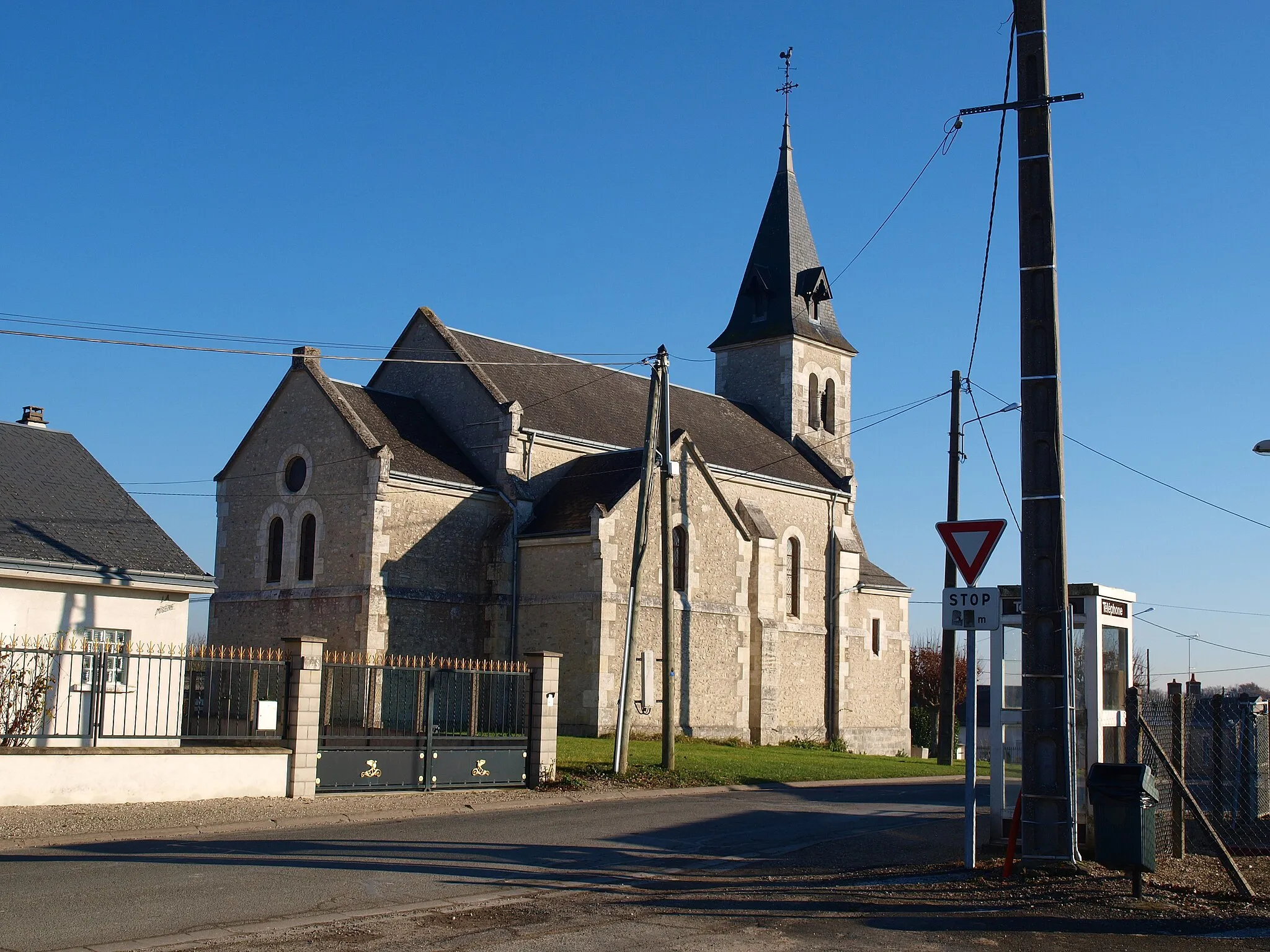 Photo showing: Bucy-Saint-Liphard (Loiret, France) ; église