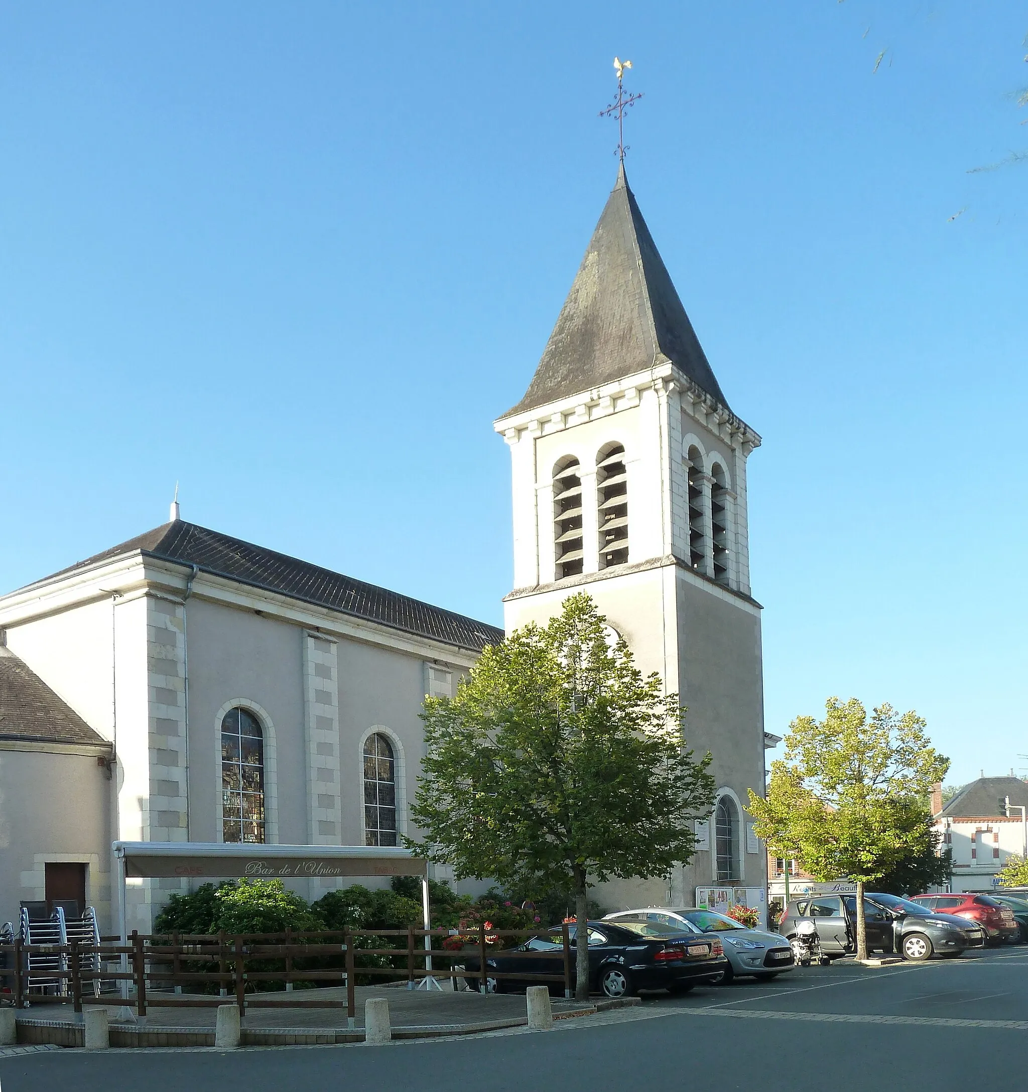 Photo showing: Église Saint-Denis, Neung-sur-Beuvron, Loir-et-Cher, France