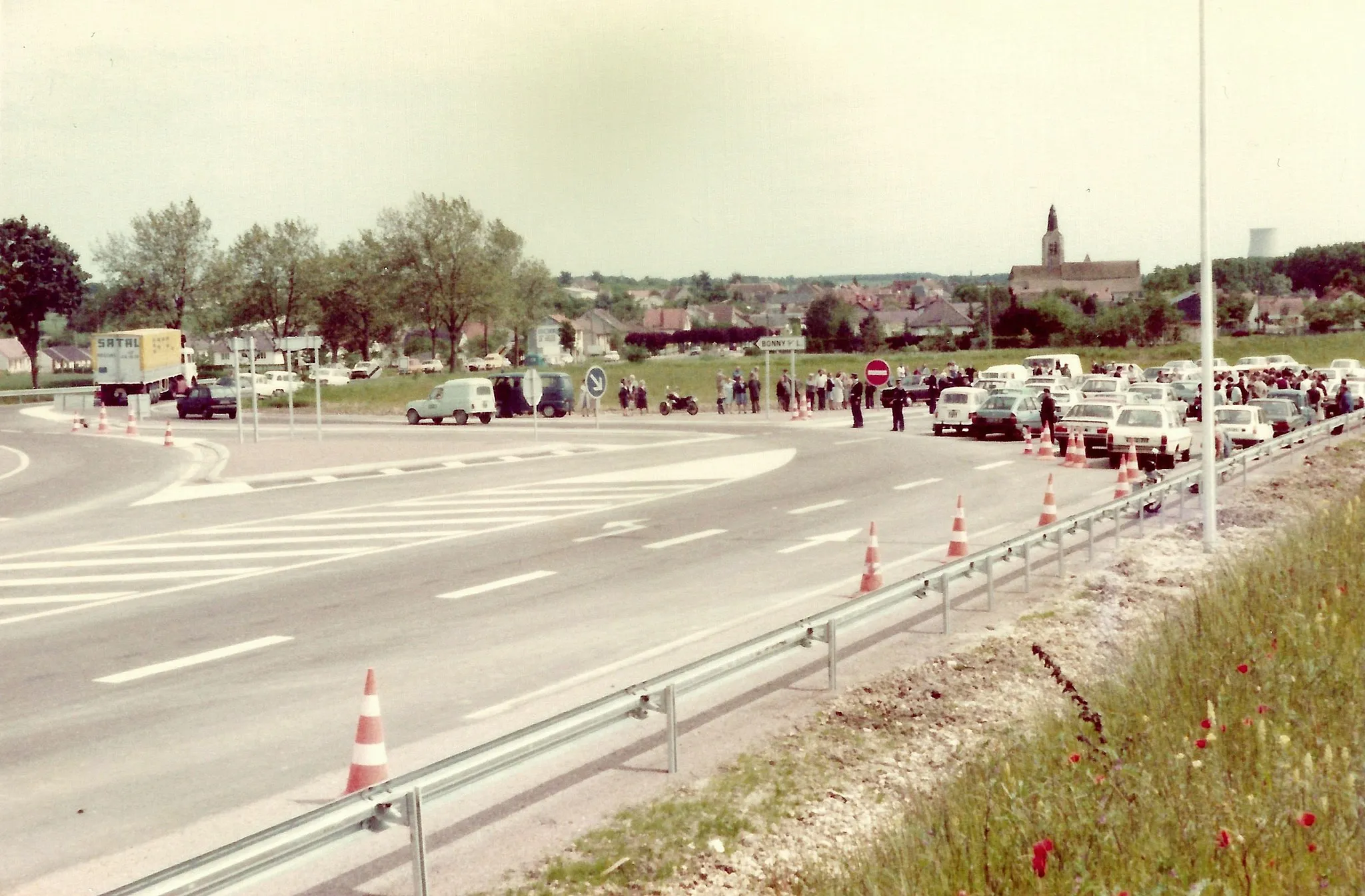 Photo showing: Inauguration de la déviation le 2 juin 1983