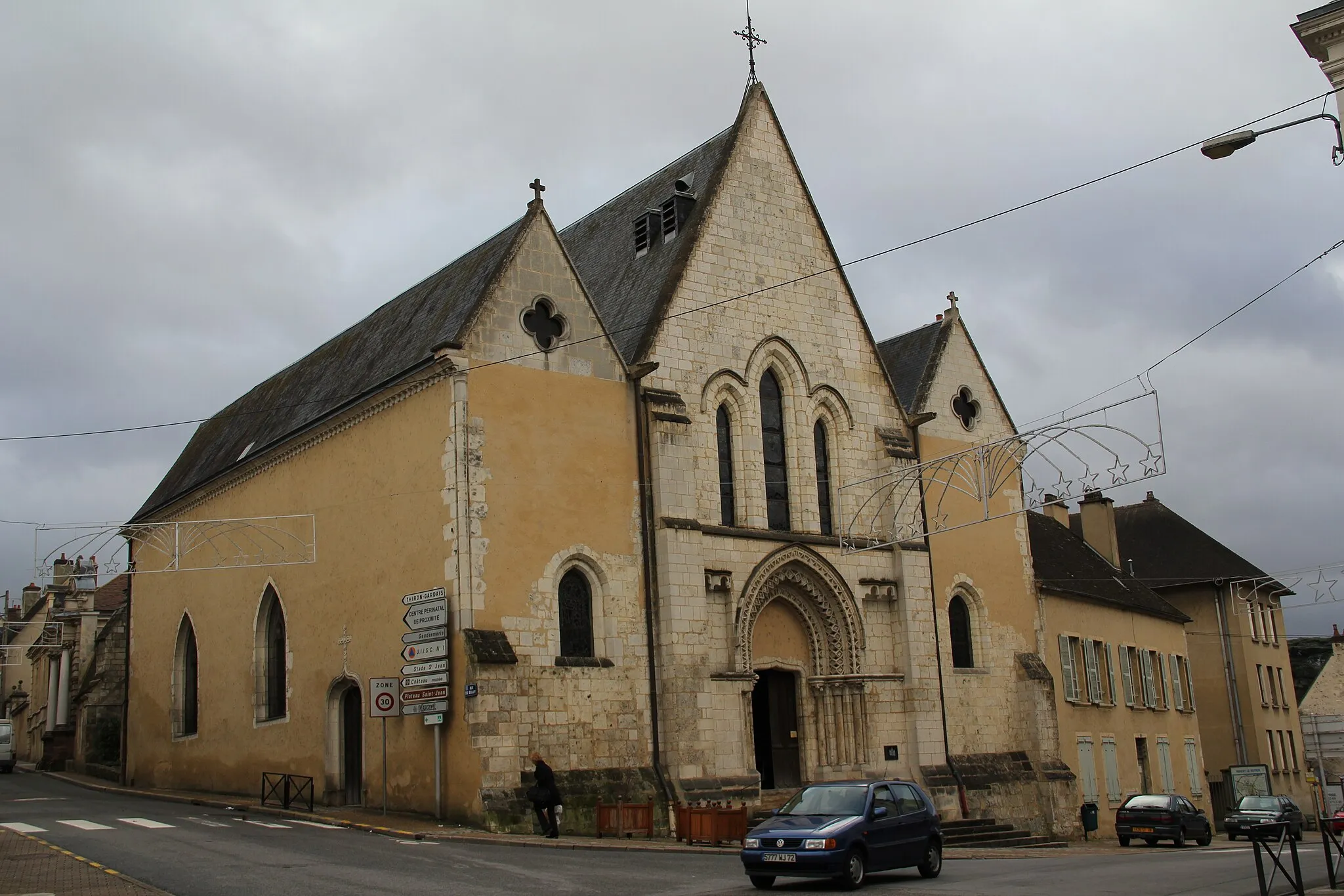 Photo showing: Notre-Dame Church, in Nogent-le-Rotrou, Eure-et-Loir, France.