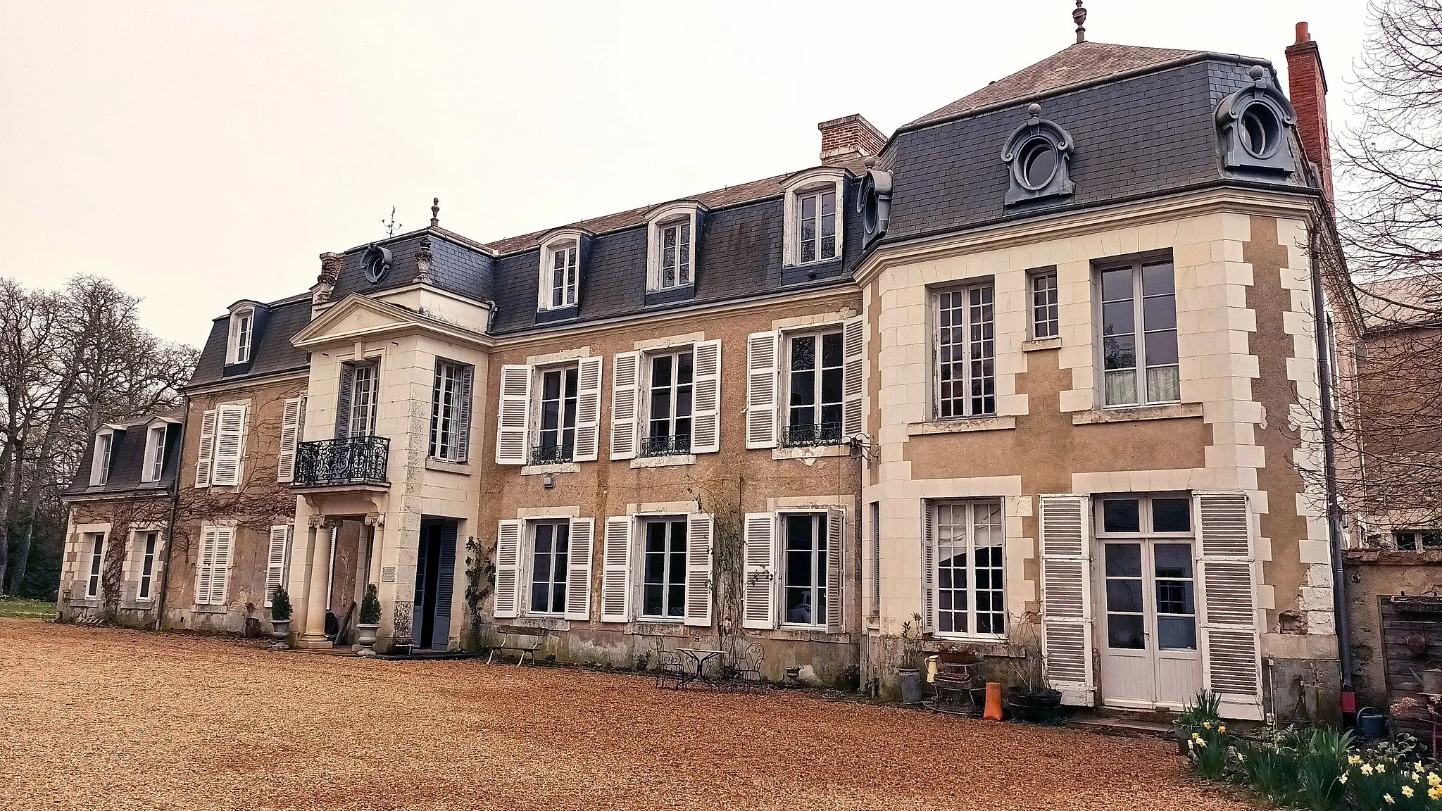 Photo showing: Façade nord du château de Nanteuil