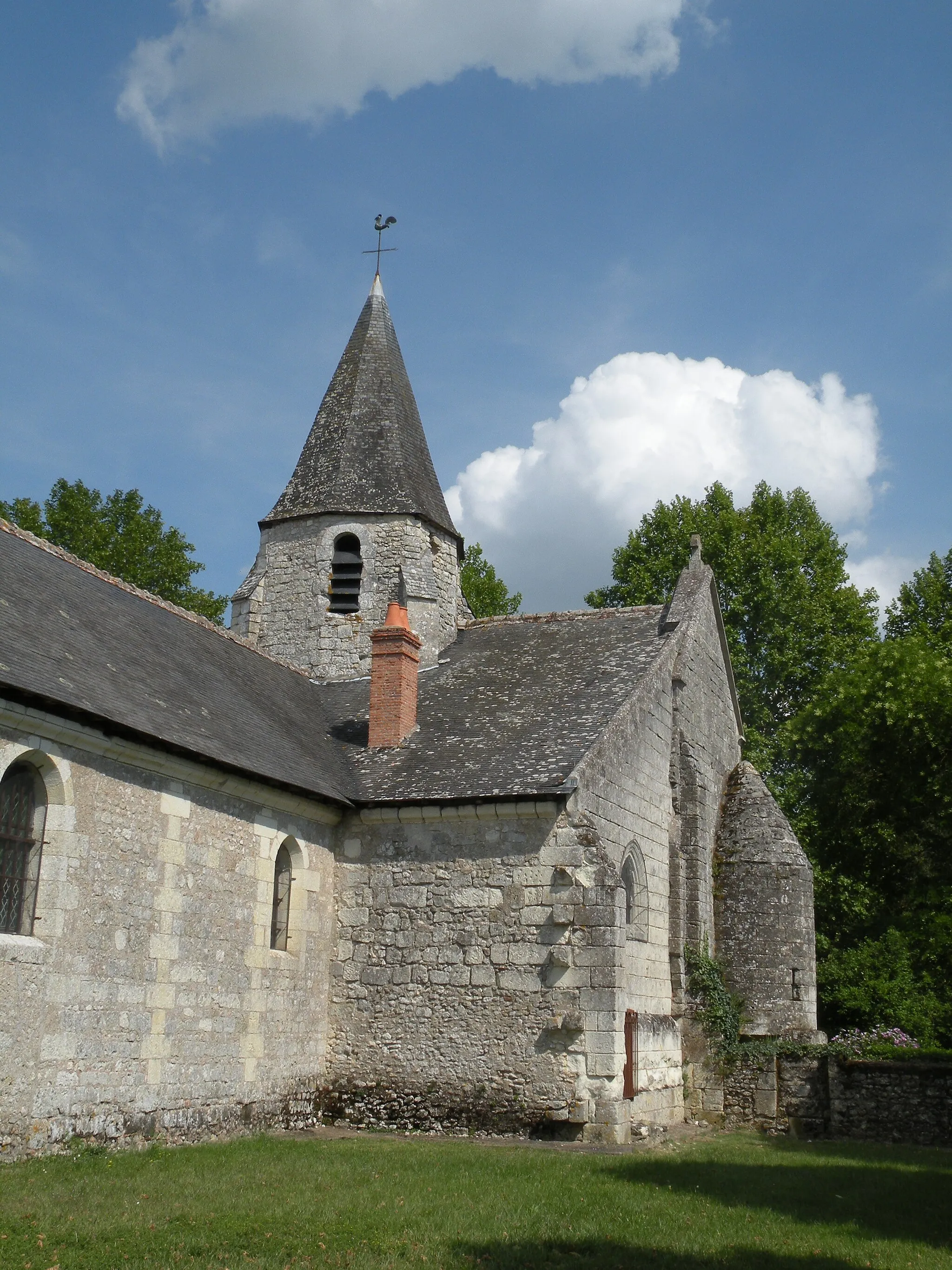 Photo showing: Église Saint-Quentin de La Croix-en-Touraine.