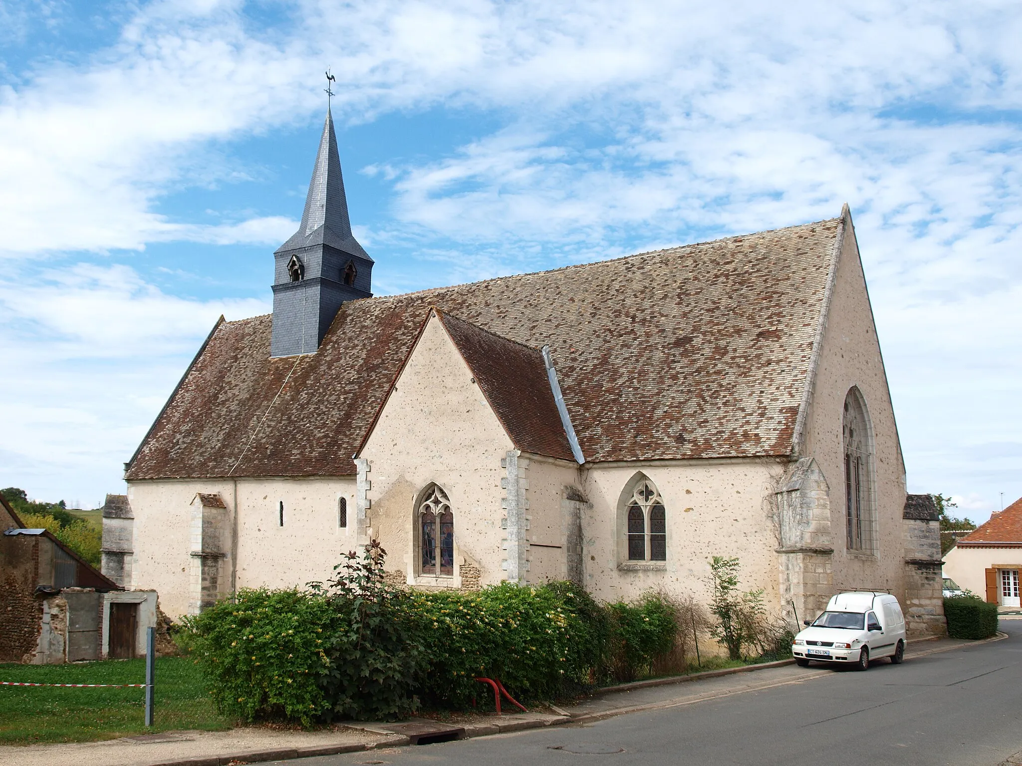 Photo showing: Busloup (Loir-et-Cher, France) ; église