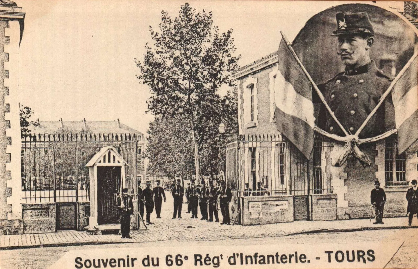 Photo showing: Carte postales 66e régiment d’infanterie vers 1900-1910.