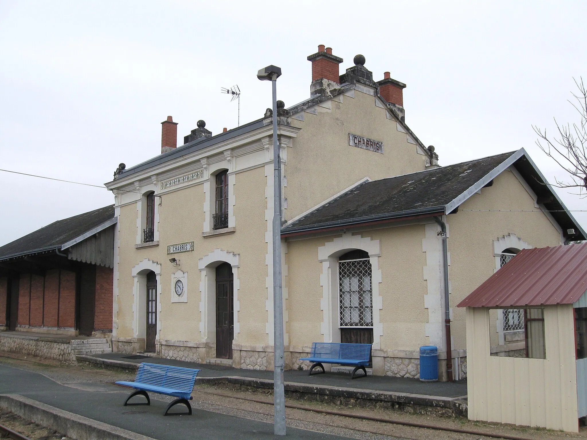 Photo showing: Gare de Chabris, Indre, France