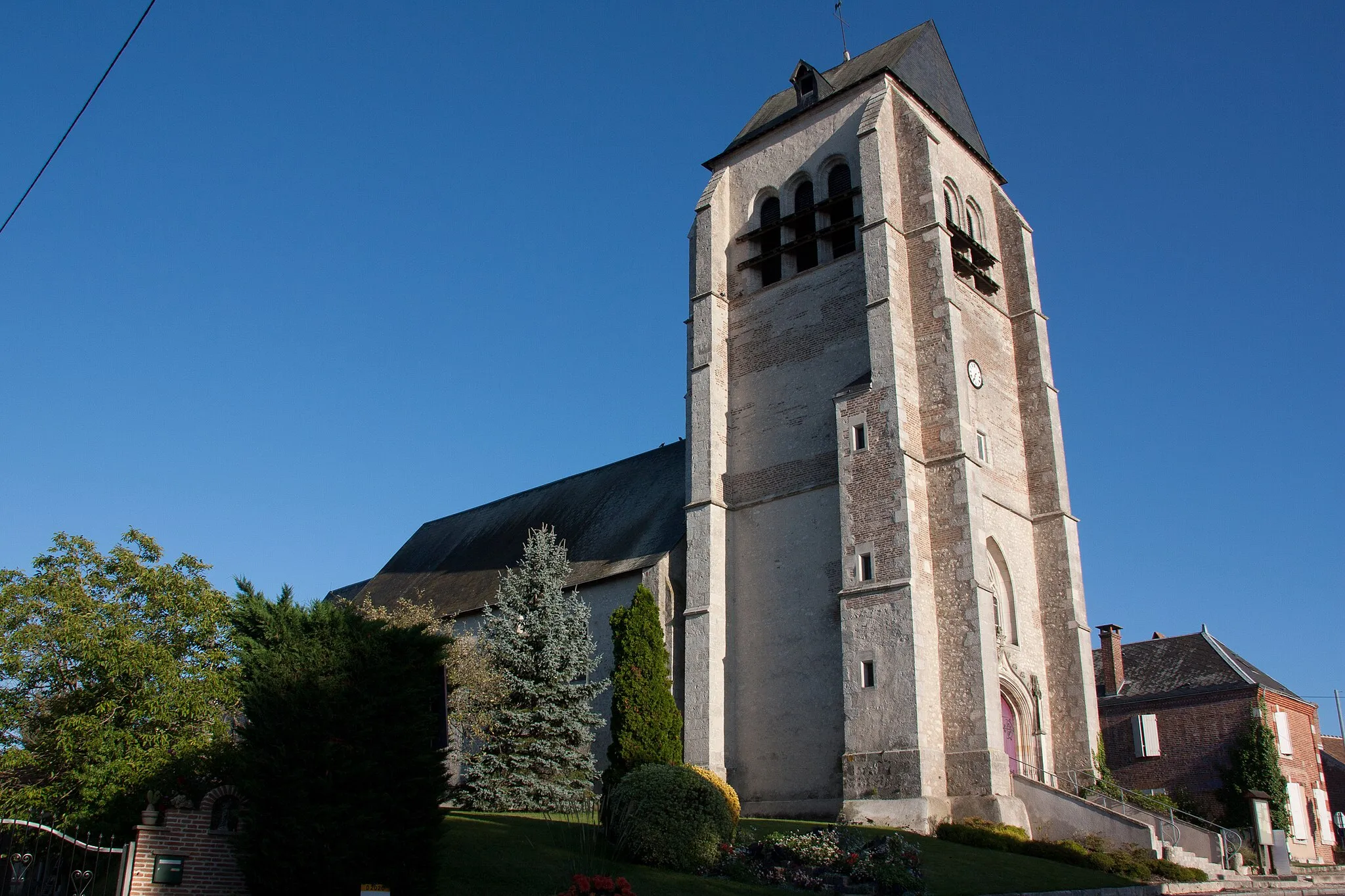 Photo showing: Église Saint-Aubin de La Ferté-Saint-Aubin - La Ferté-Saint-Aubin, Loiret, France.