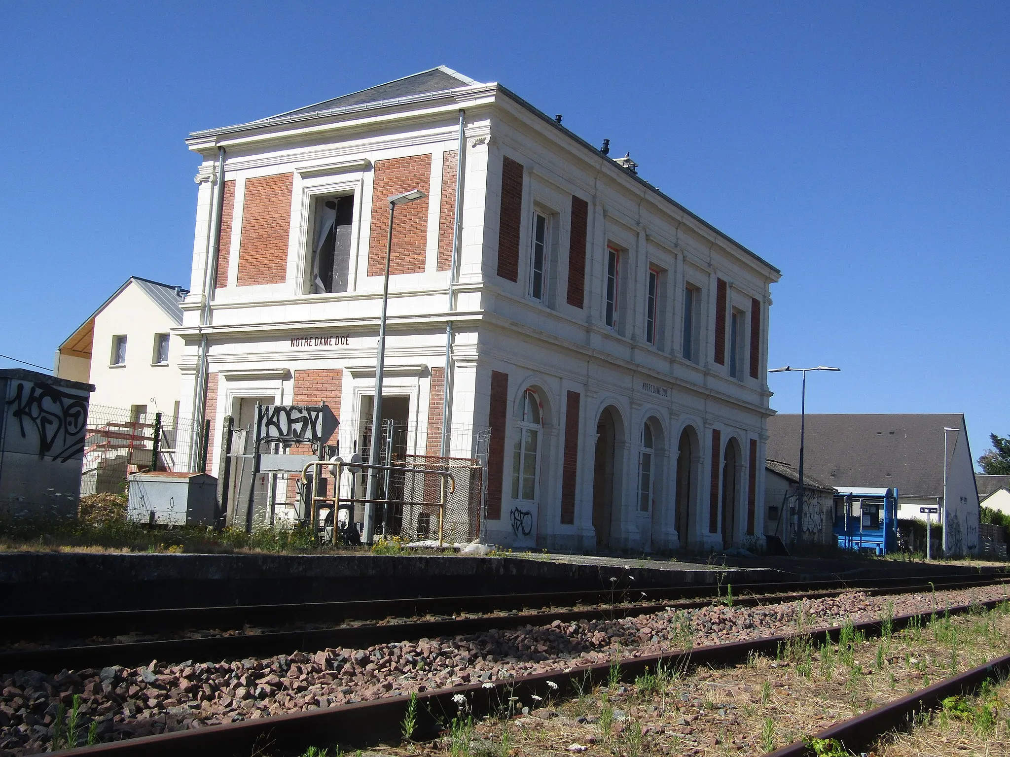 Photo showing: Gare de Notre-Dame-d'Oé en juillet 2020