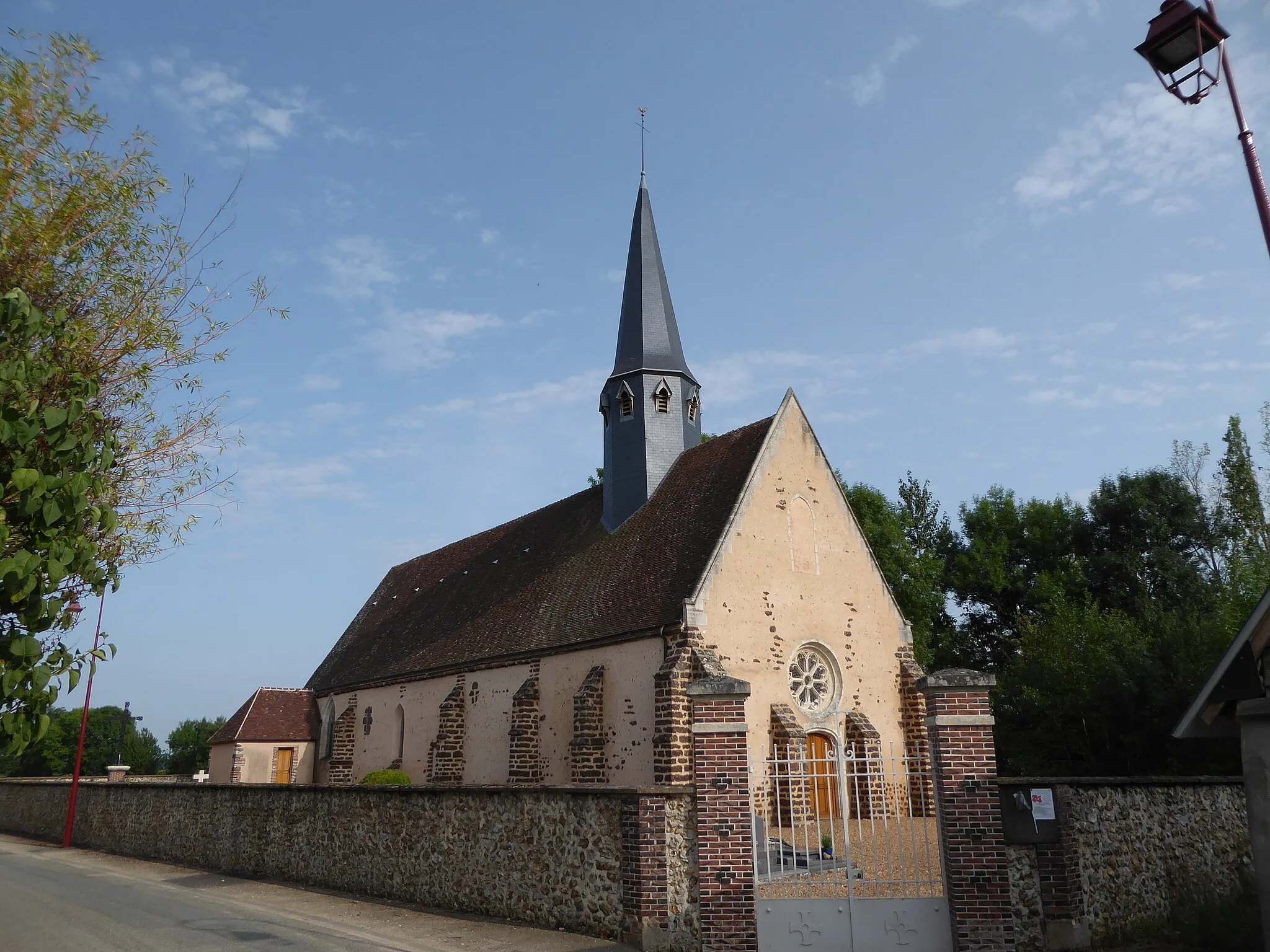Photo showing: église Saint-Denis, Saint-Denis-des-Puits, Eure-et-Loir (France).