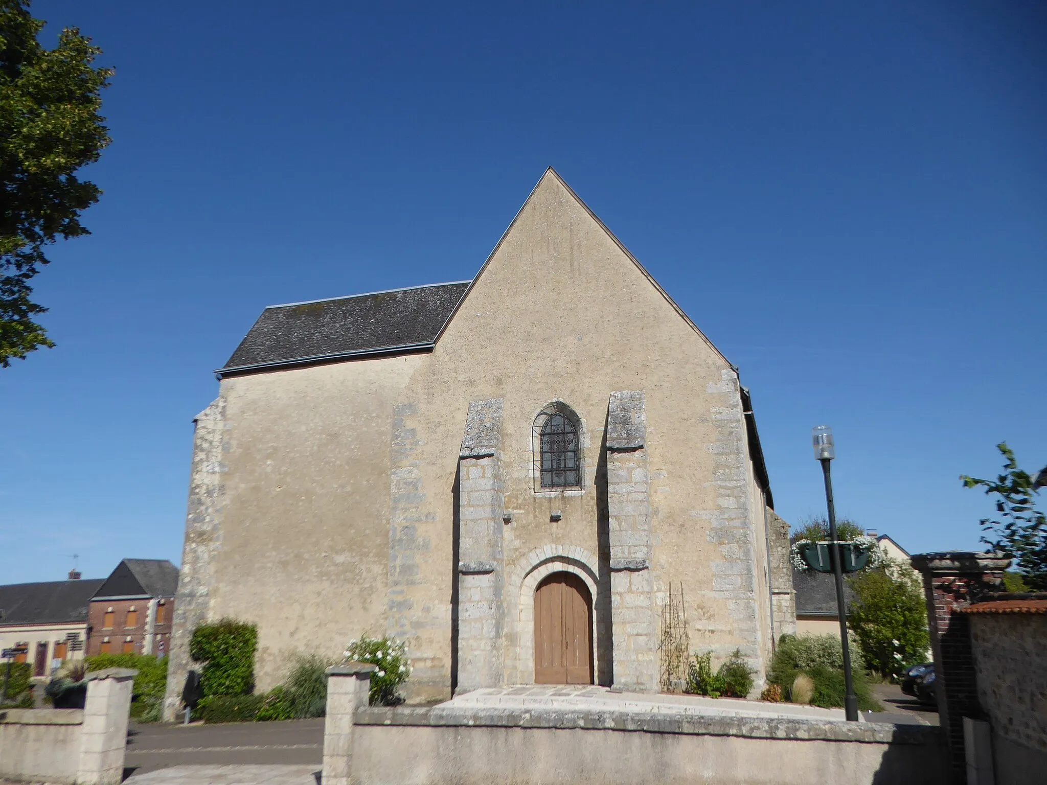 Photo showing: Façade ouest de l'église Notre-Dame, Dammarie, Eure-et-Loir, France.