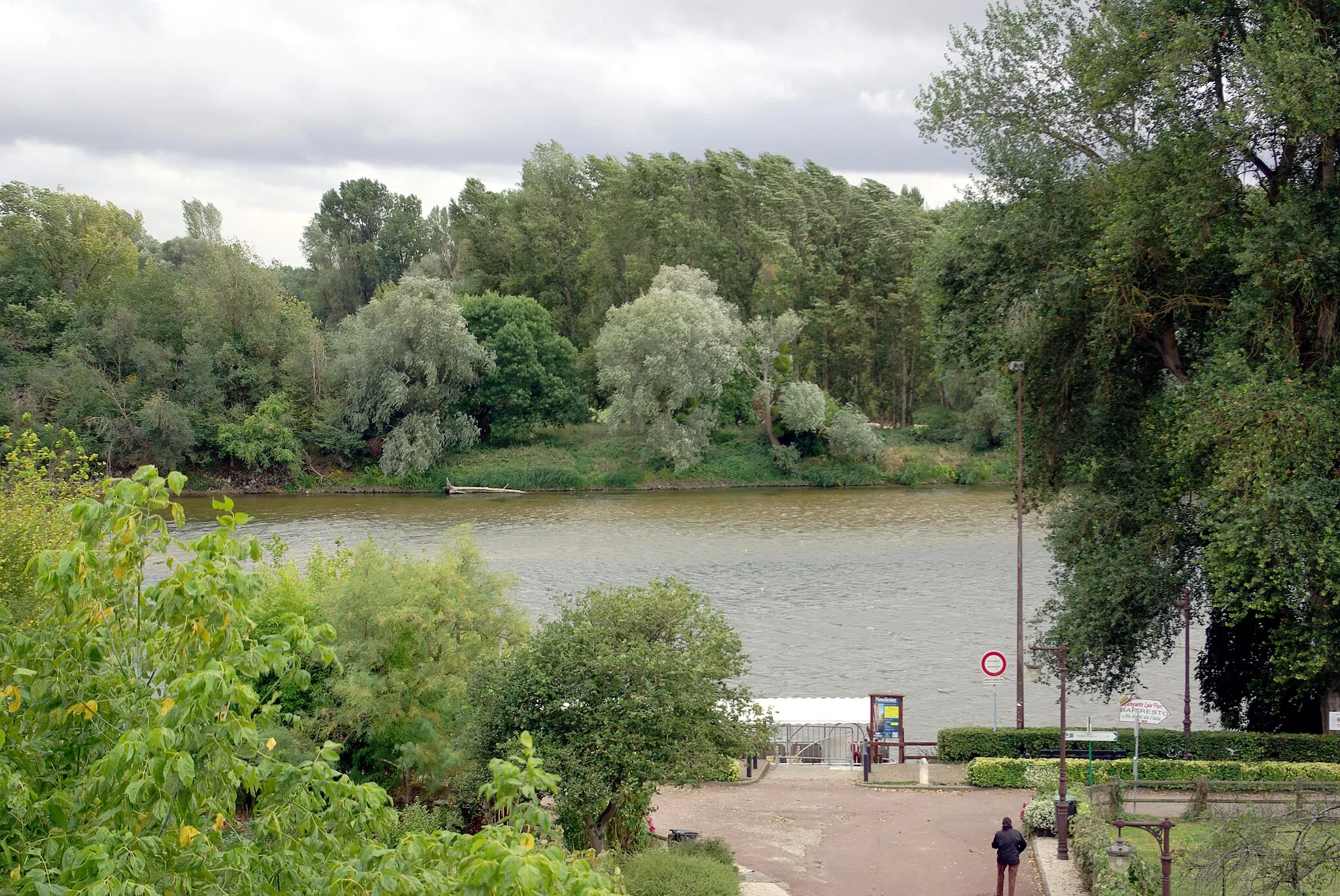 Photo showing: La Loire à Rochecorbon.