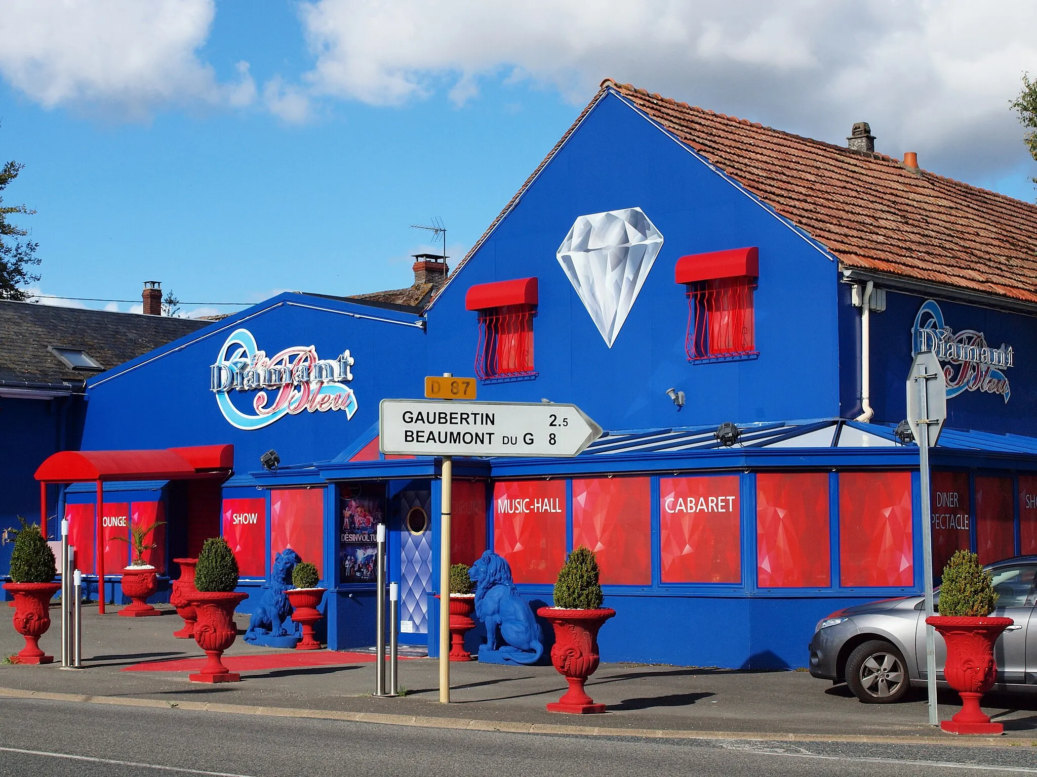 Photo showing: Barville-en-Gâtinais (Loiret, France) ; cabaret Le Diamant bleu