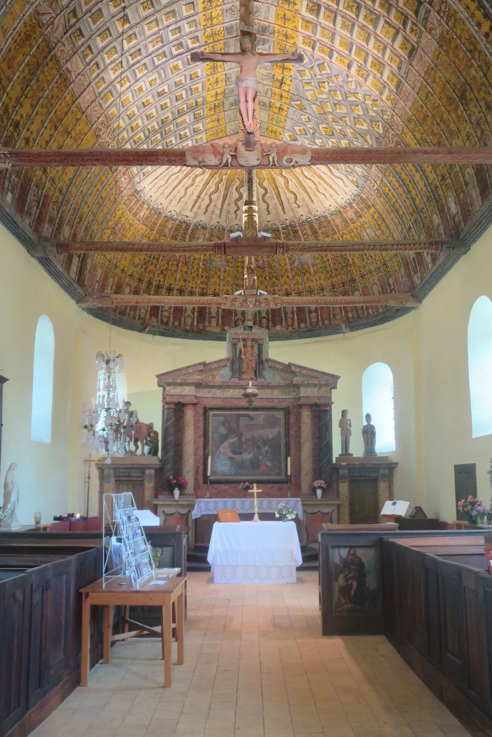 Photo showing: Eglise Saint-Martin de La Croix-du-Perche et sa charpente ornée de 1537