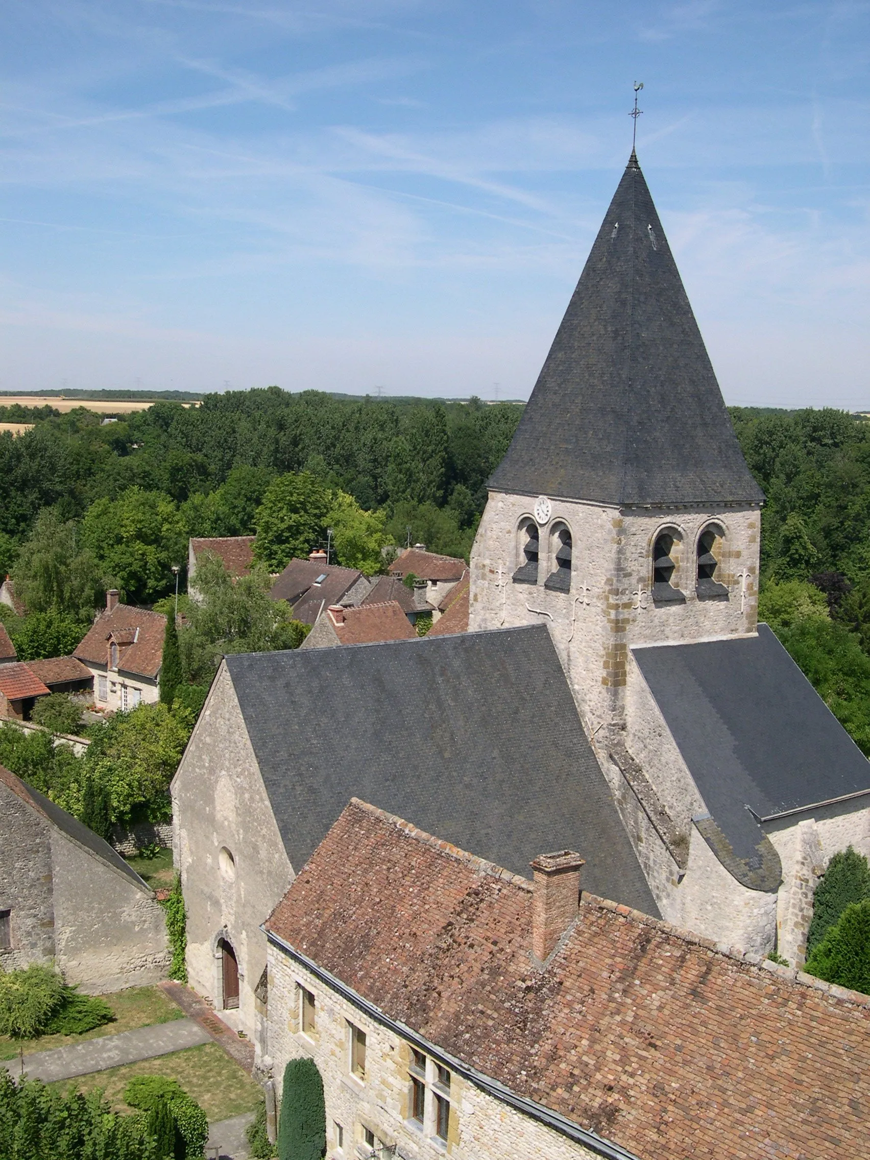 Photo showing: France Loiret Yèvre-le-Châtel Eglise Saint-Gault