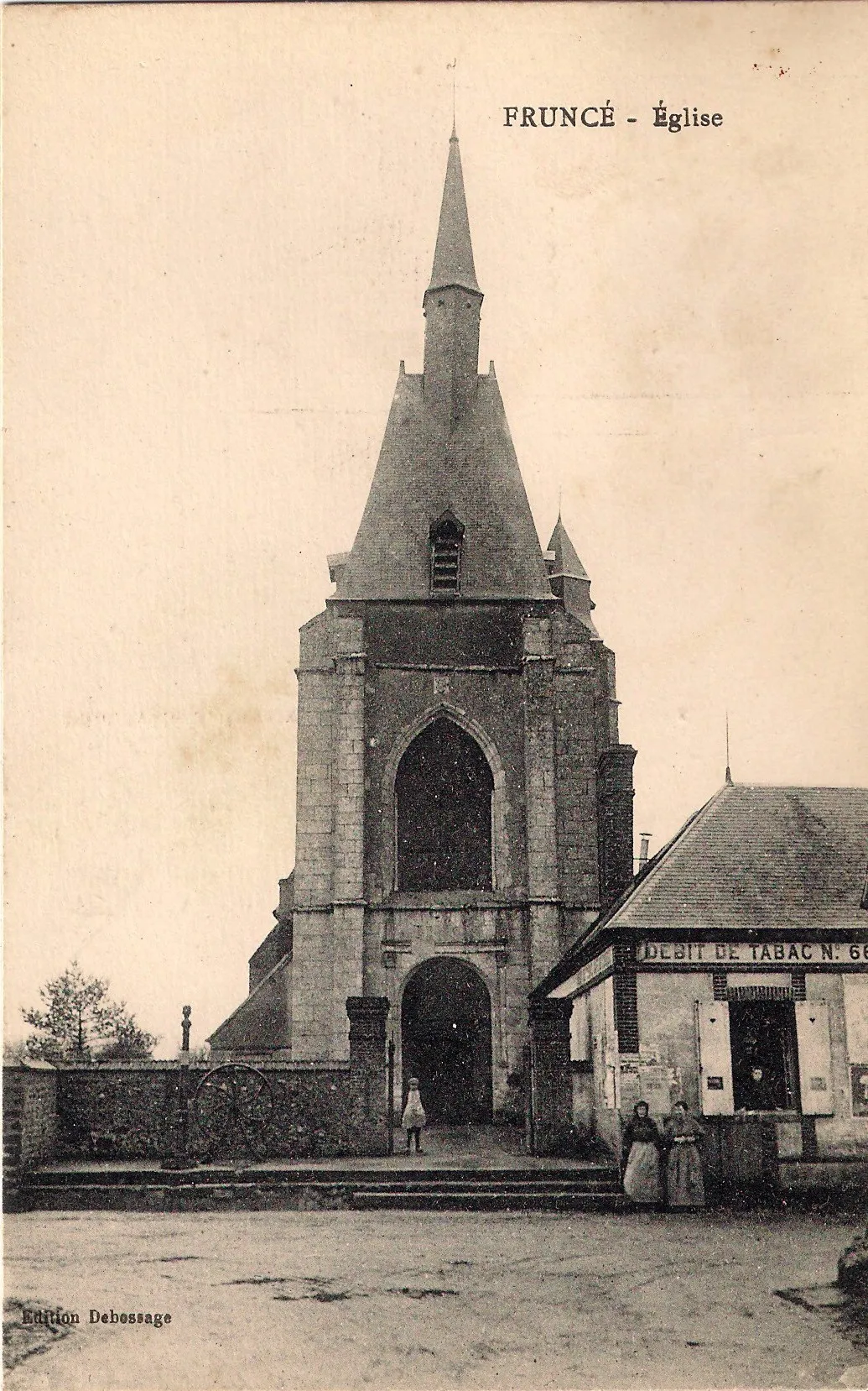 Photo showing: église Saint-Martin de Fruncé (avant 1938), Eure-et-Loir, France.