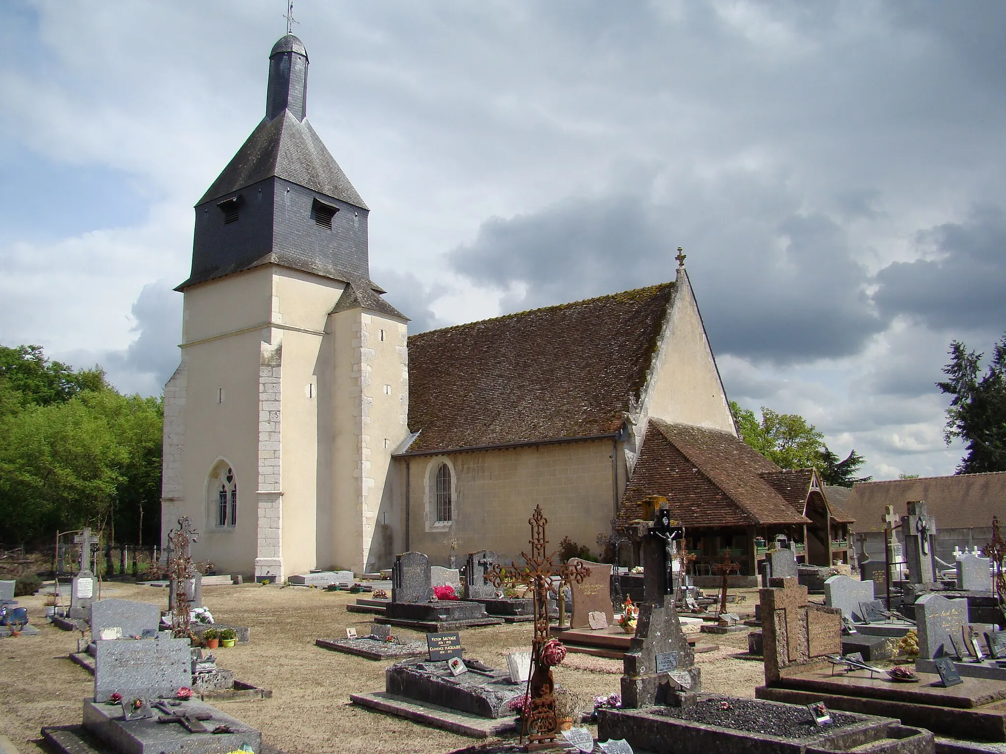 Photo showing: Veilleins (Loir-et-Cher) : l'église