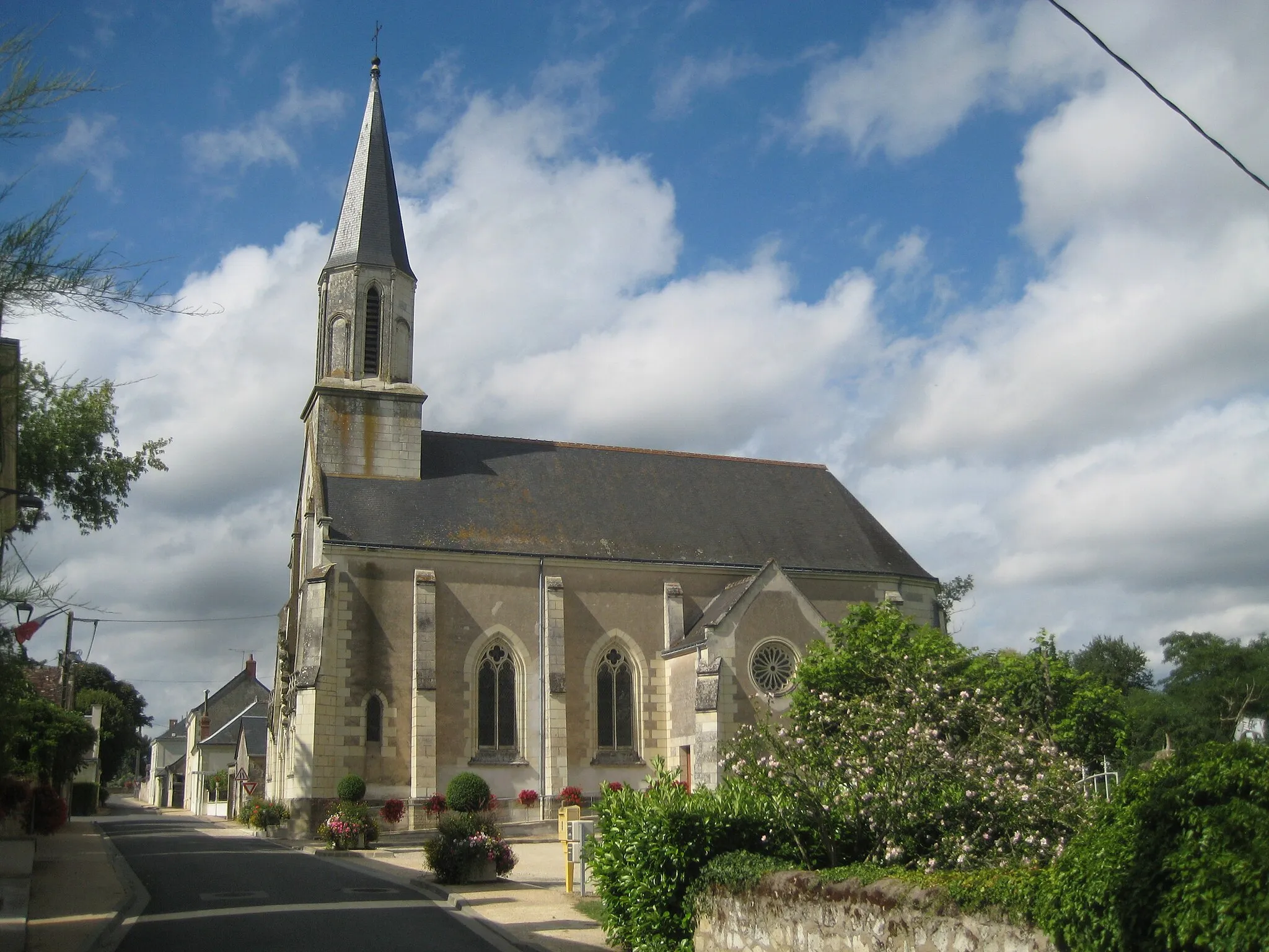 Photo showing: church of La Chapelle-aux-Naux