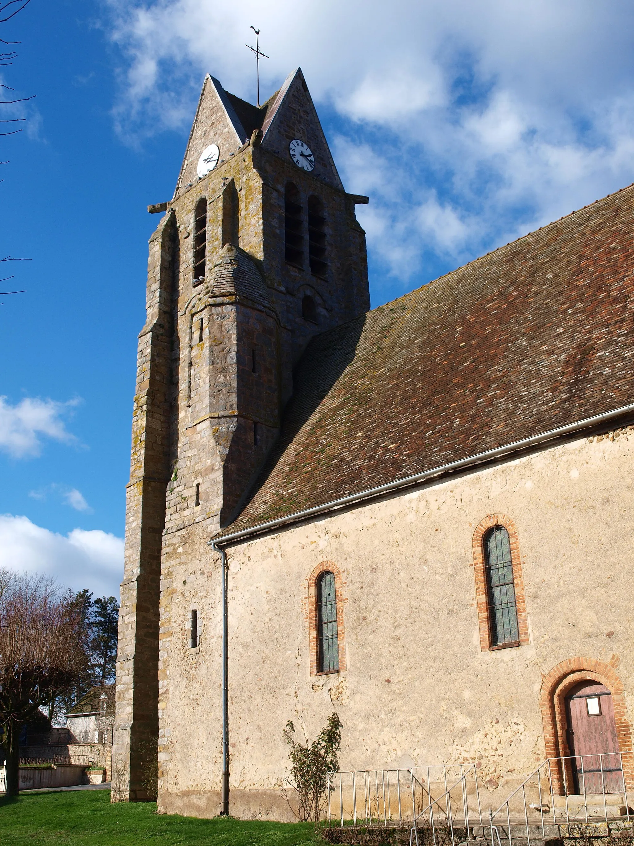 Photo showing: Brannay (Yonne, France); l'église.