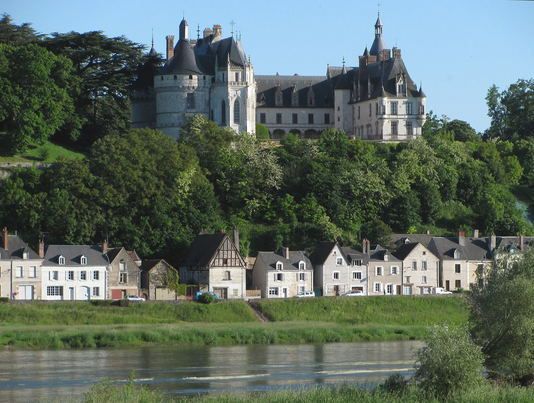 Photo showing: Château de Chaumont-sur-Loire, Departement Centre/Frankreich - Ansicht vom anderen Ufer der Loire