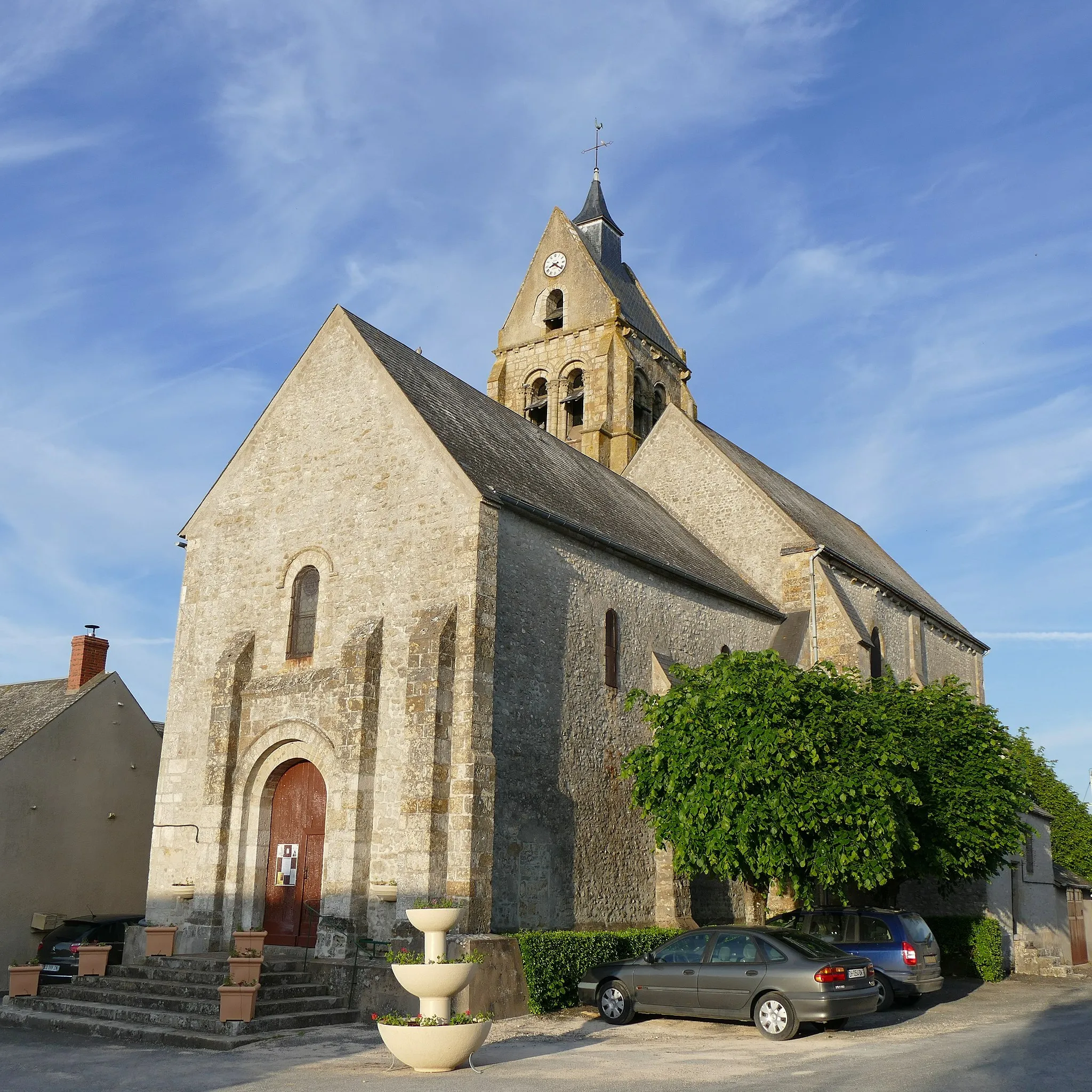 Photo showing: Saint-Félix's church in Guignonville (Greneville-en-Beauce, Loiret, Centre-Val de Loire, France).