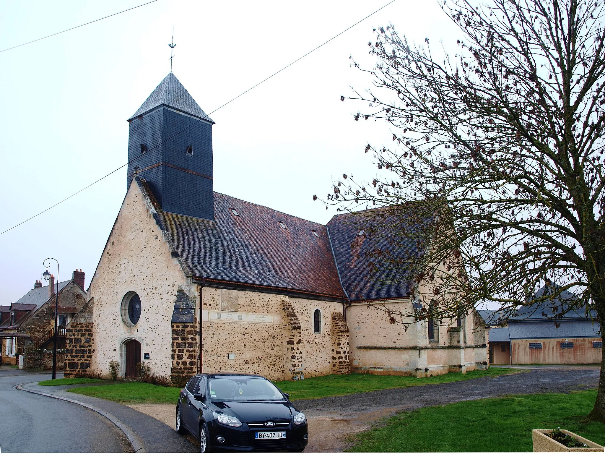 Photo showing: Dampierre-sous-Brou (Eure-et-Loir, France) ; église.
