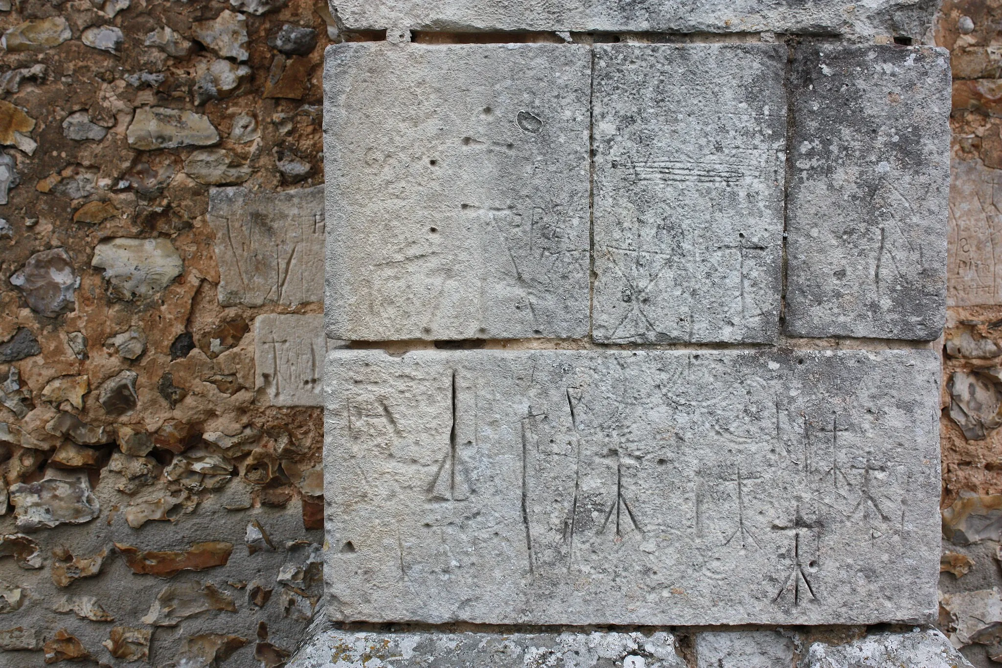 Photo showing: Louvilliers-en-Drouais - Eglise Saint-Léger
Graffitis