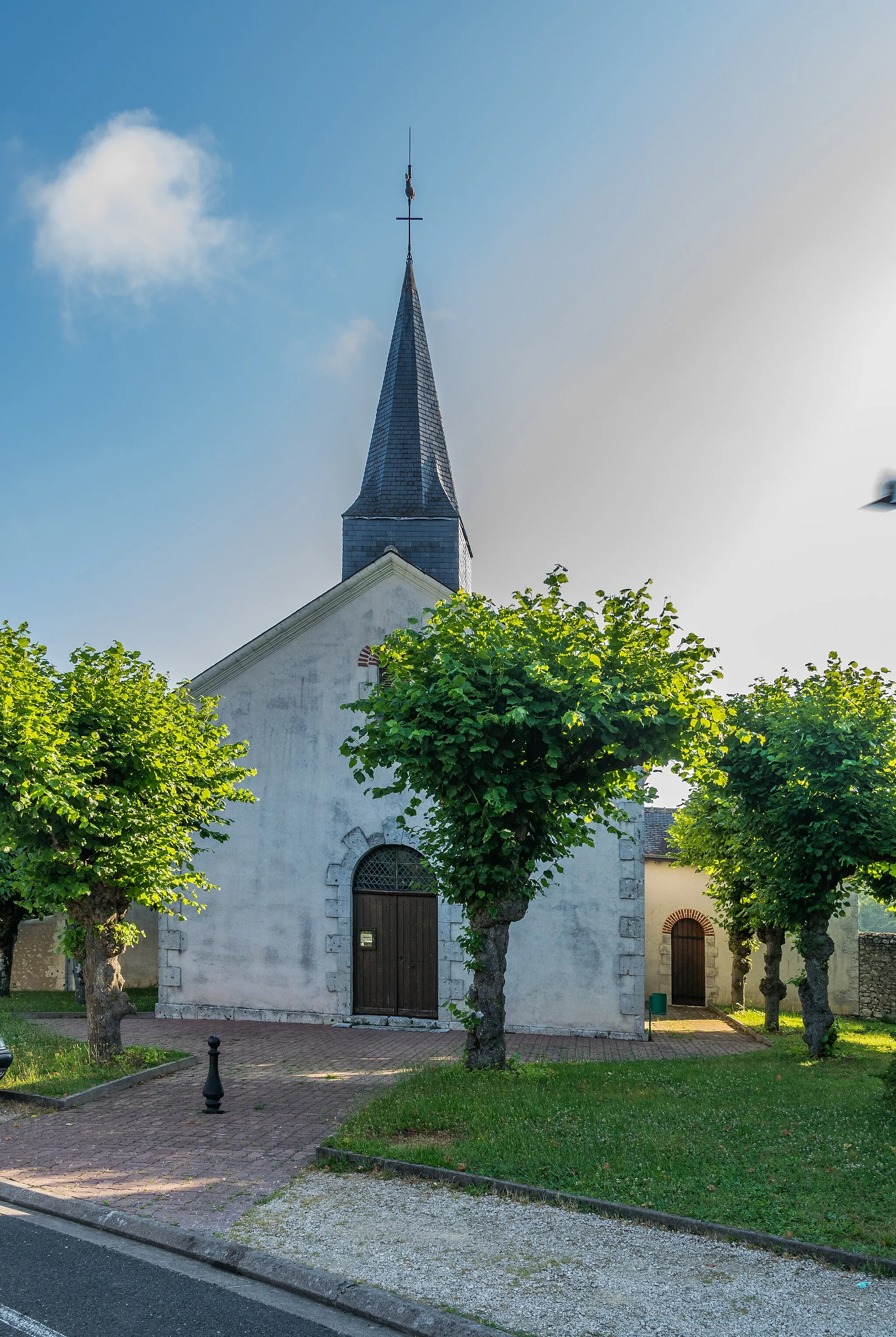 Photo showing: Saint Martin church of Monthou-sur-Bièvre, Loir-et-Cher, France