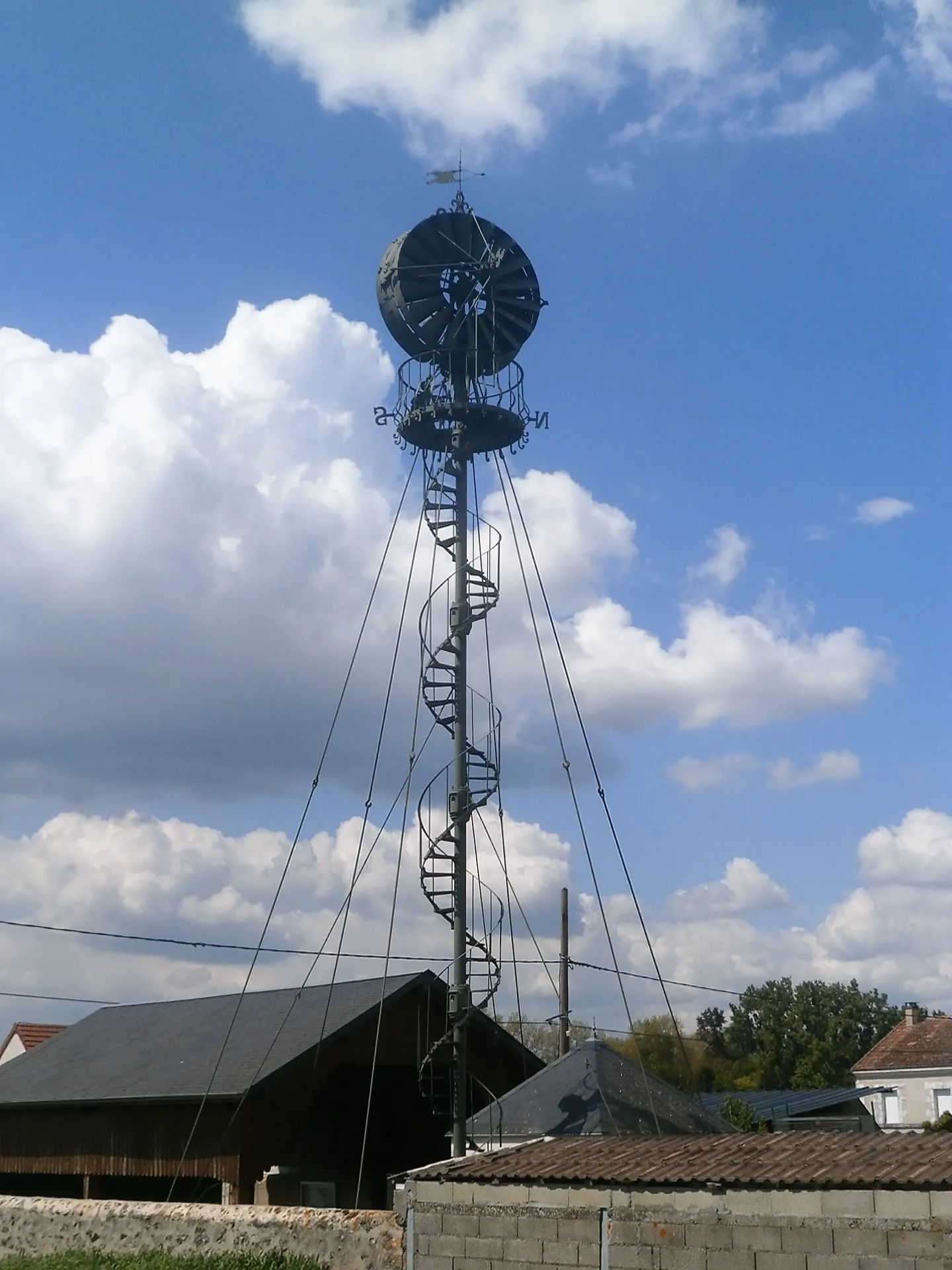 Photo showing: L'éolienne Bollée de Dolus-le-Sec