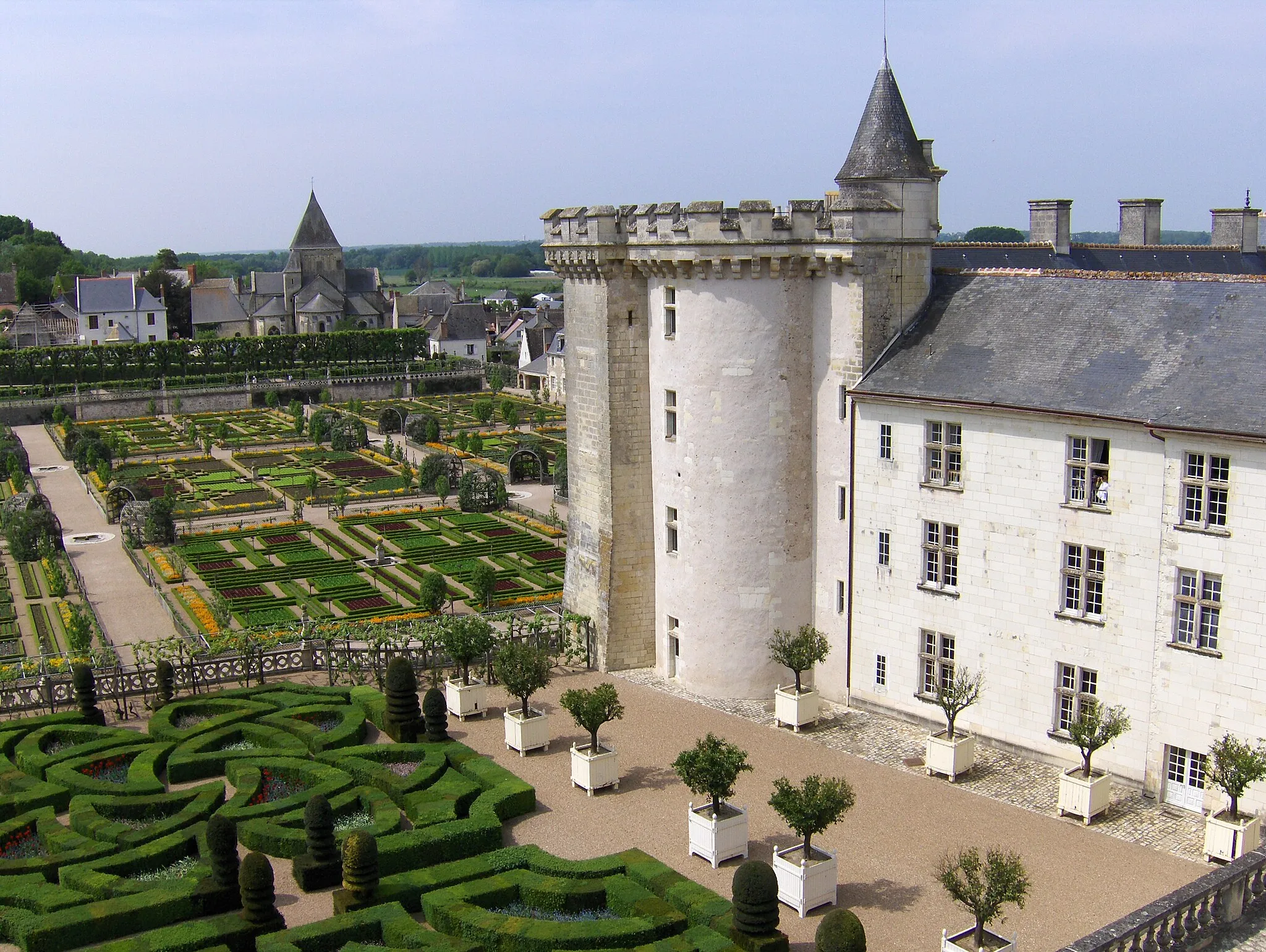 Photo showing: The château de Villandry, gardens